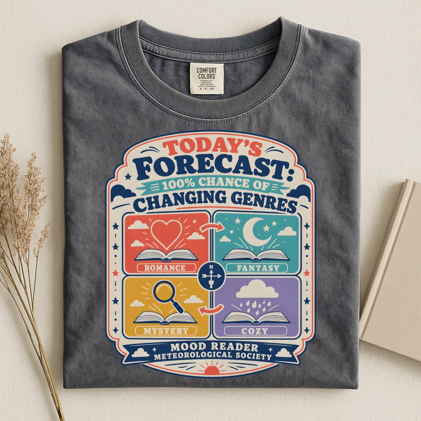 Today's Forecast: 100% Chance of Changing Genres Graphic Tee