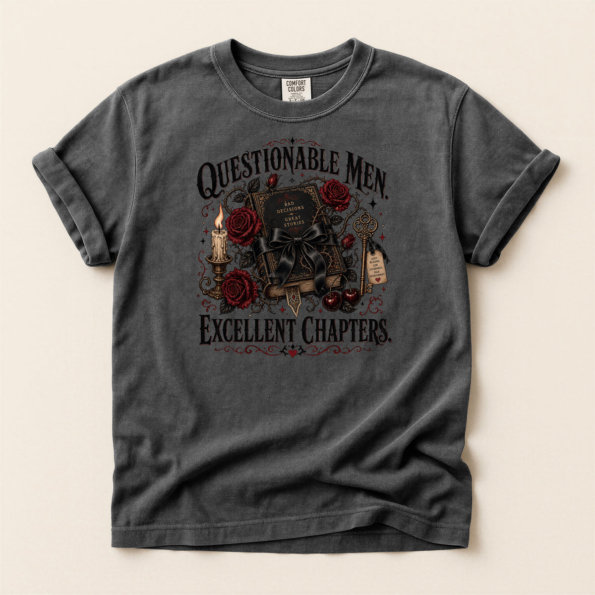 Questionable Men Reader T-Shirt