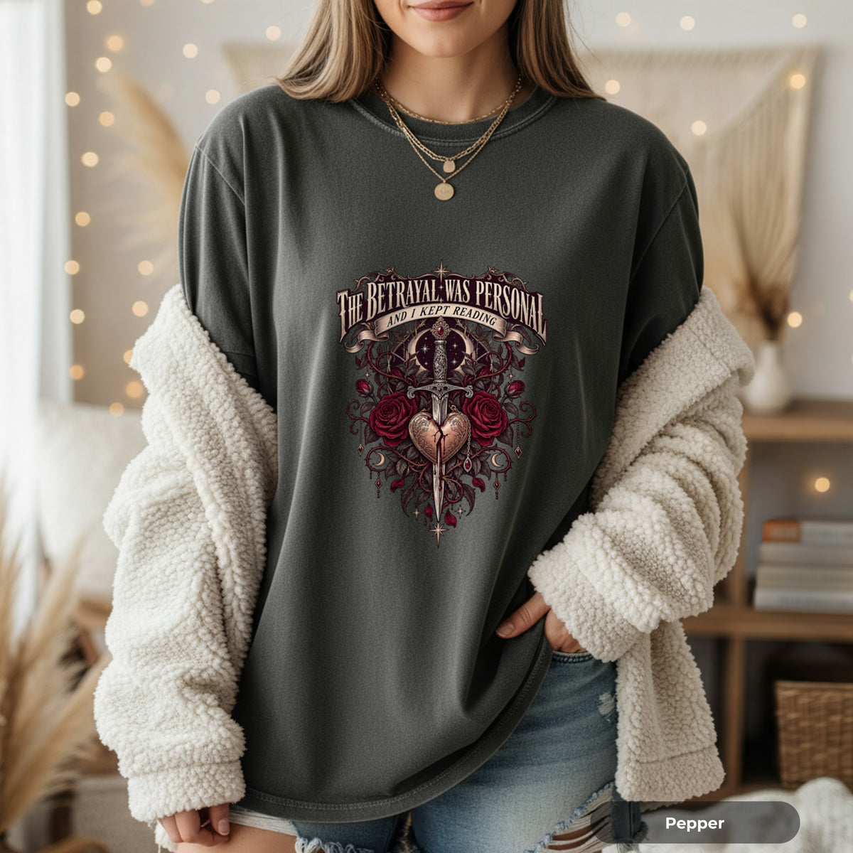 Betrayal Was Personal Dark Gothic Graphic T-Shirt