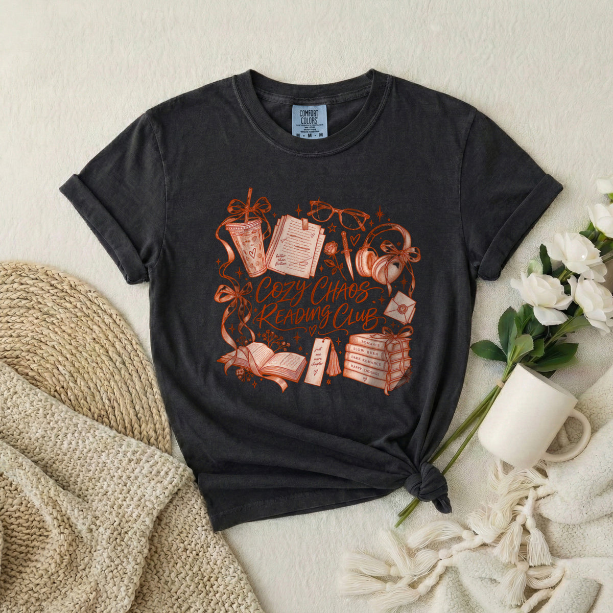 Cozy Chaos Reading Club T-Shirt