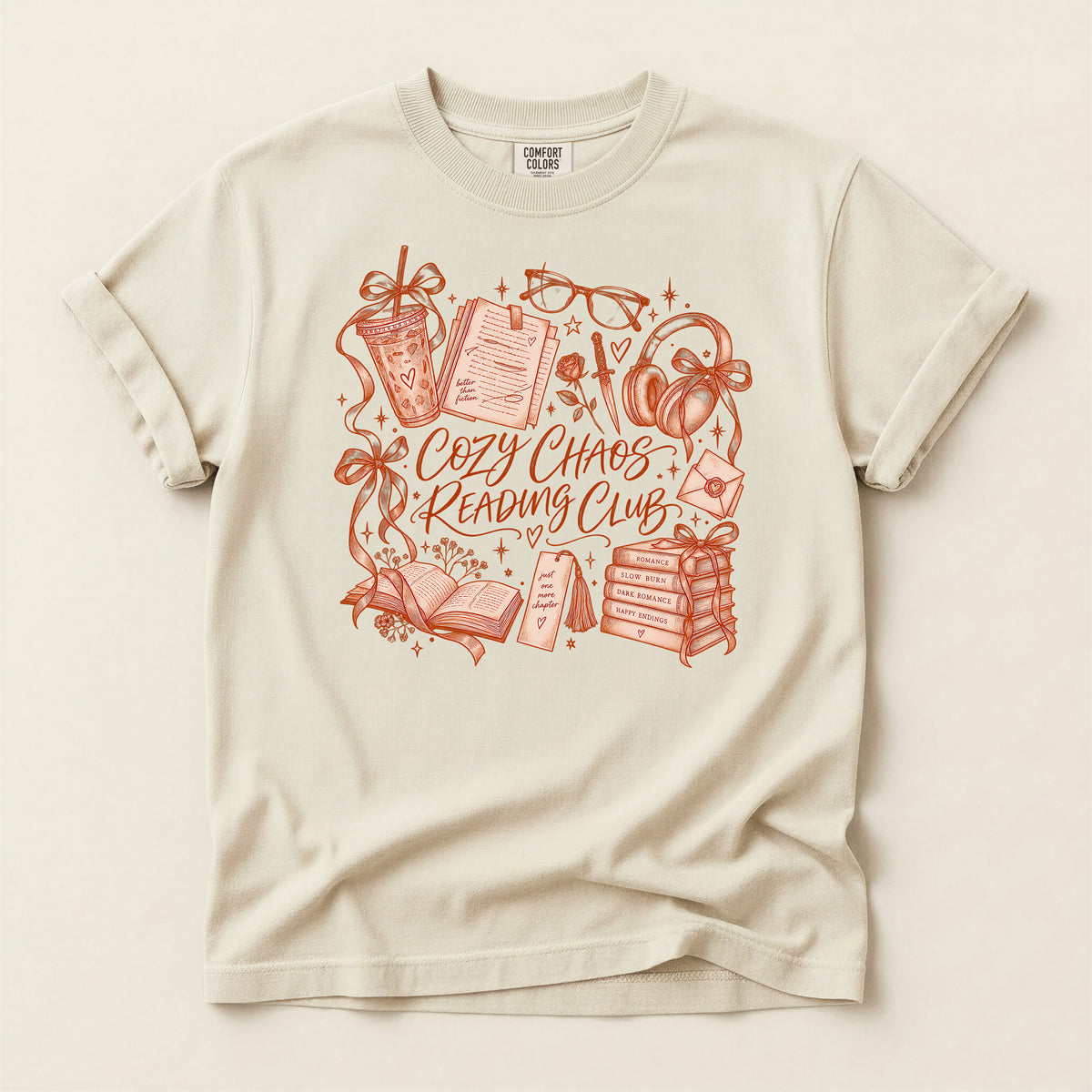 Cozy Chaos Reading Club T-Shirt