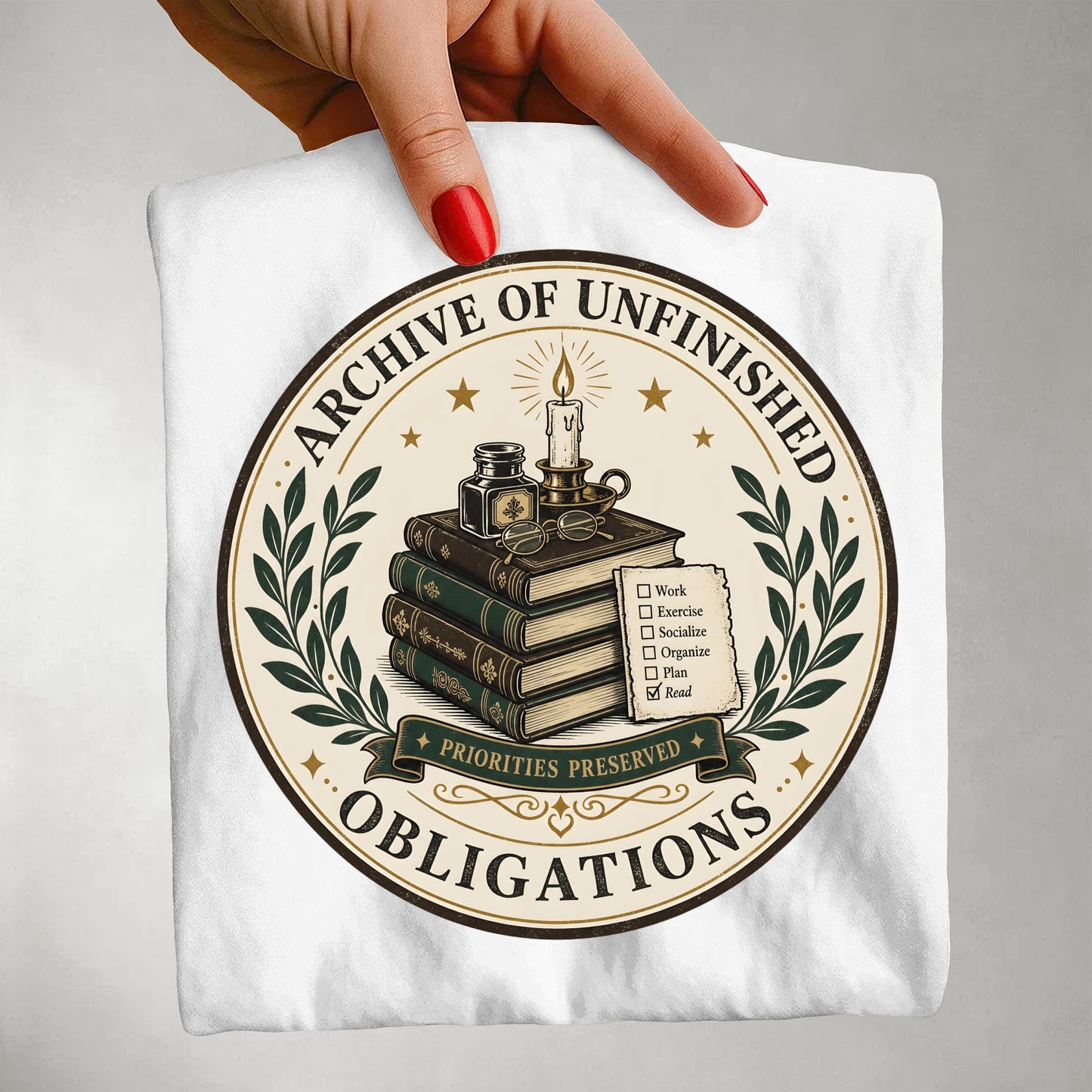 Archive of Unfinished Obligations T-Shirt