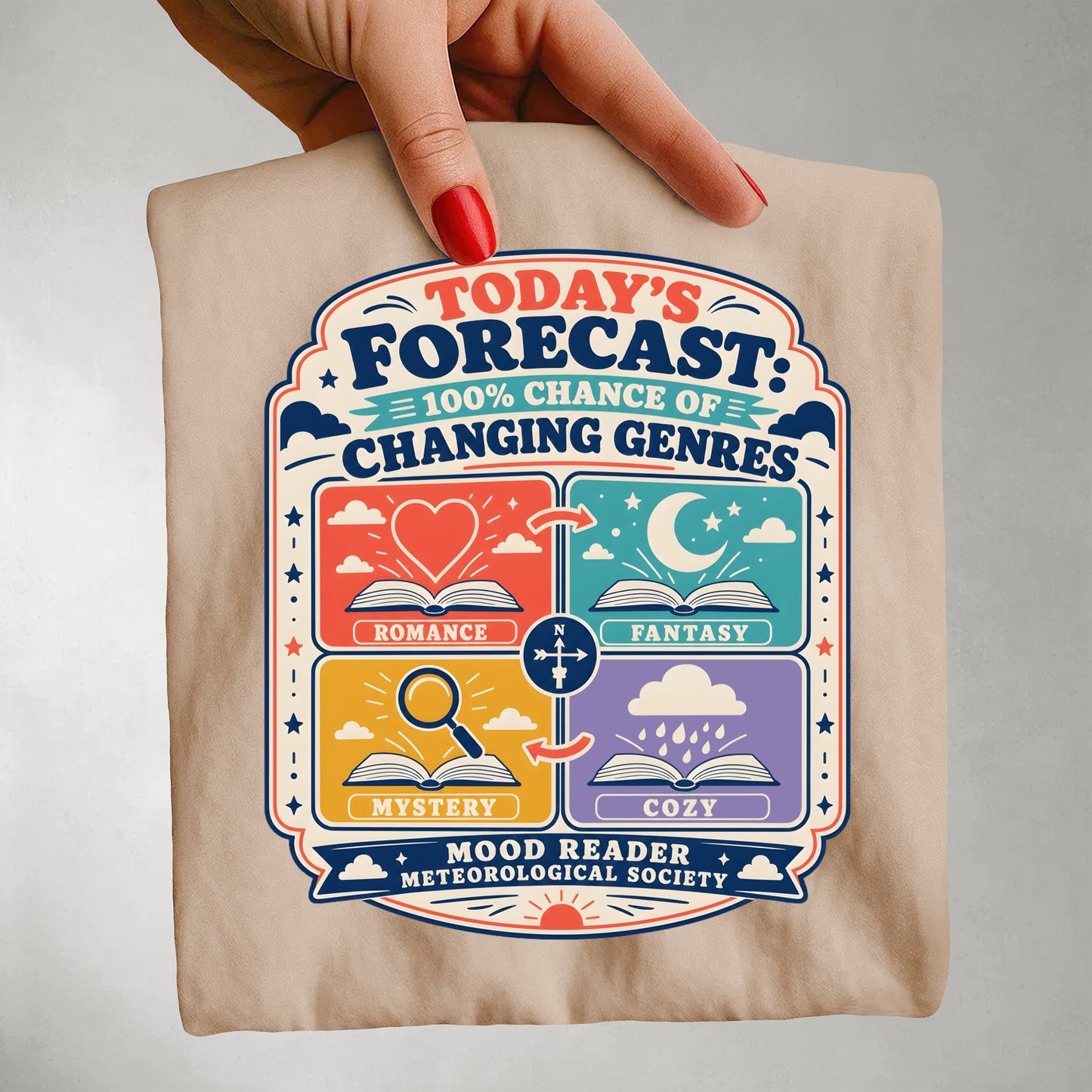 Today's Forecast: 100% Chance of Changing Genres Graphic Tee