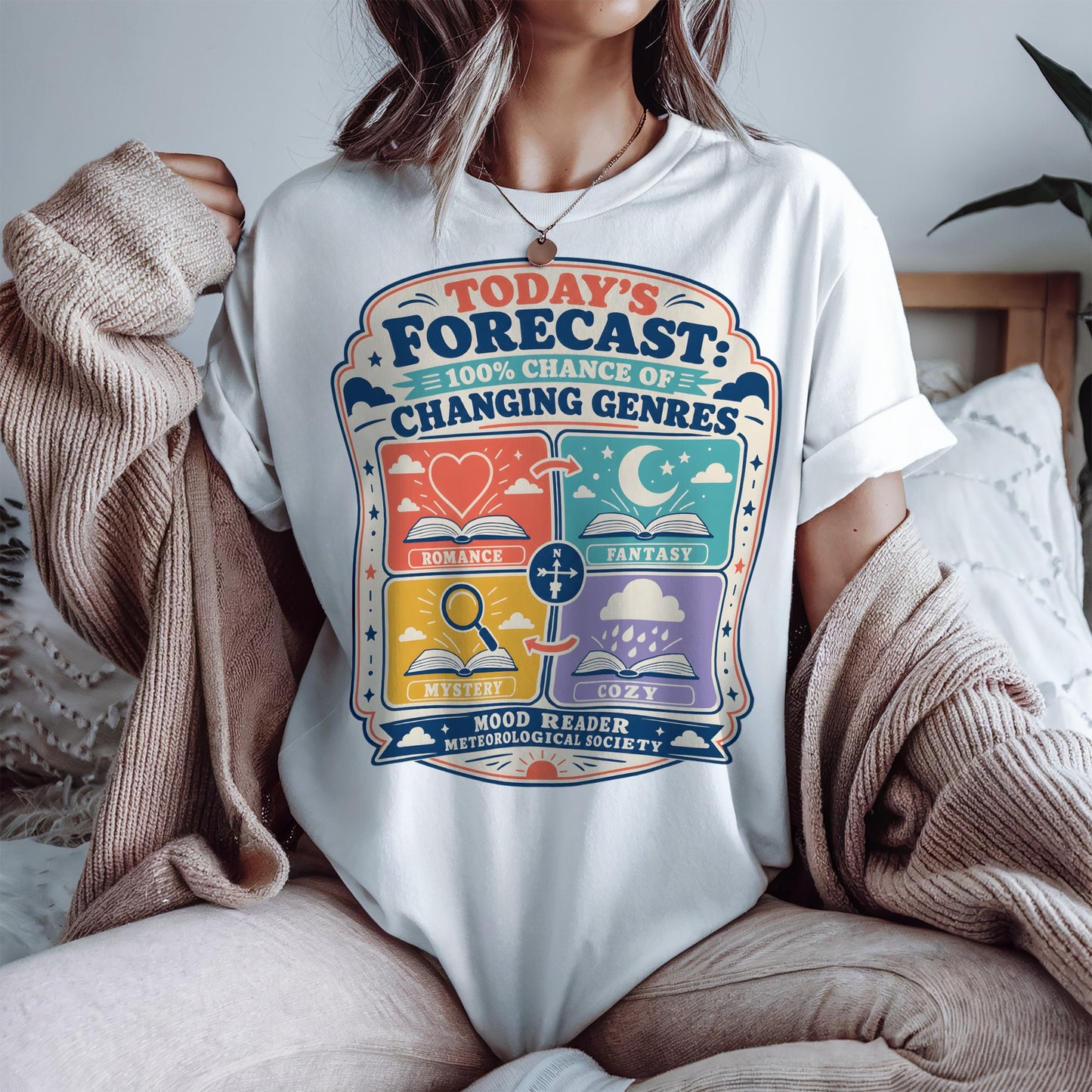 Today's Forecast: 100% Chance of Changing Genres Graphic Tee