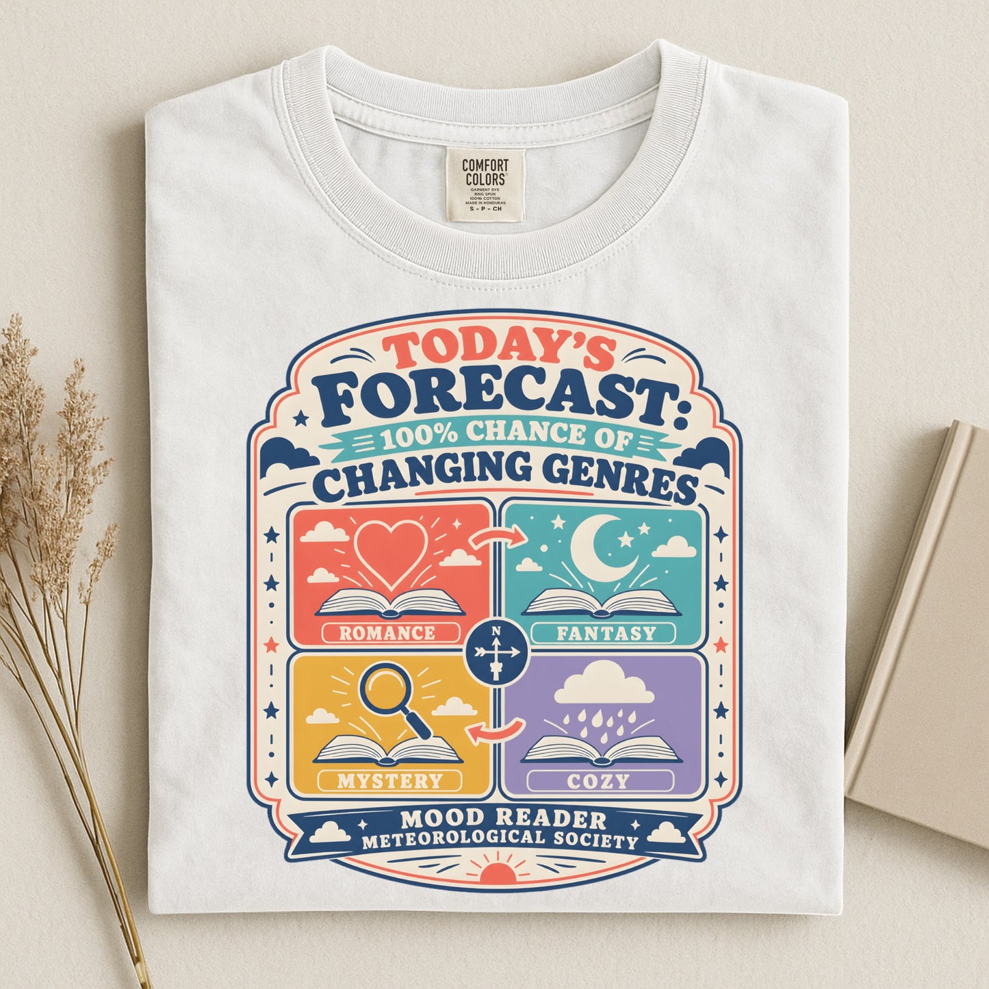 Today's Forecast: 100% Chance of Changing Genres Graphic Tee