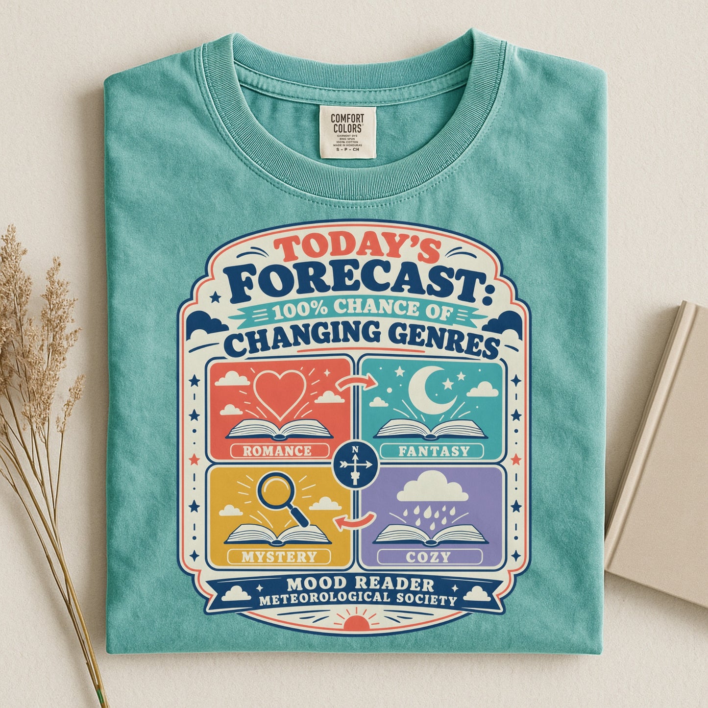 Today's Forecast: 100% Chance of Changing Genres Graphic Tee