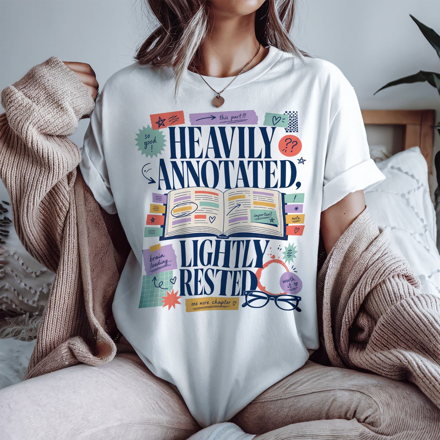 Heavily Annotated Lightly Rested - Graphic Tee