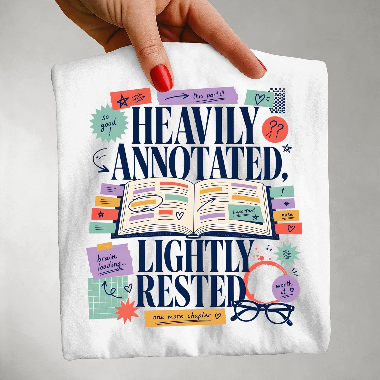 Heavily Annotated Lightly Rested - Graphic Tee