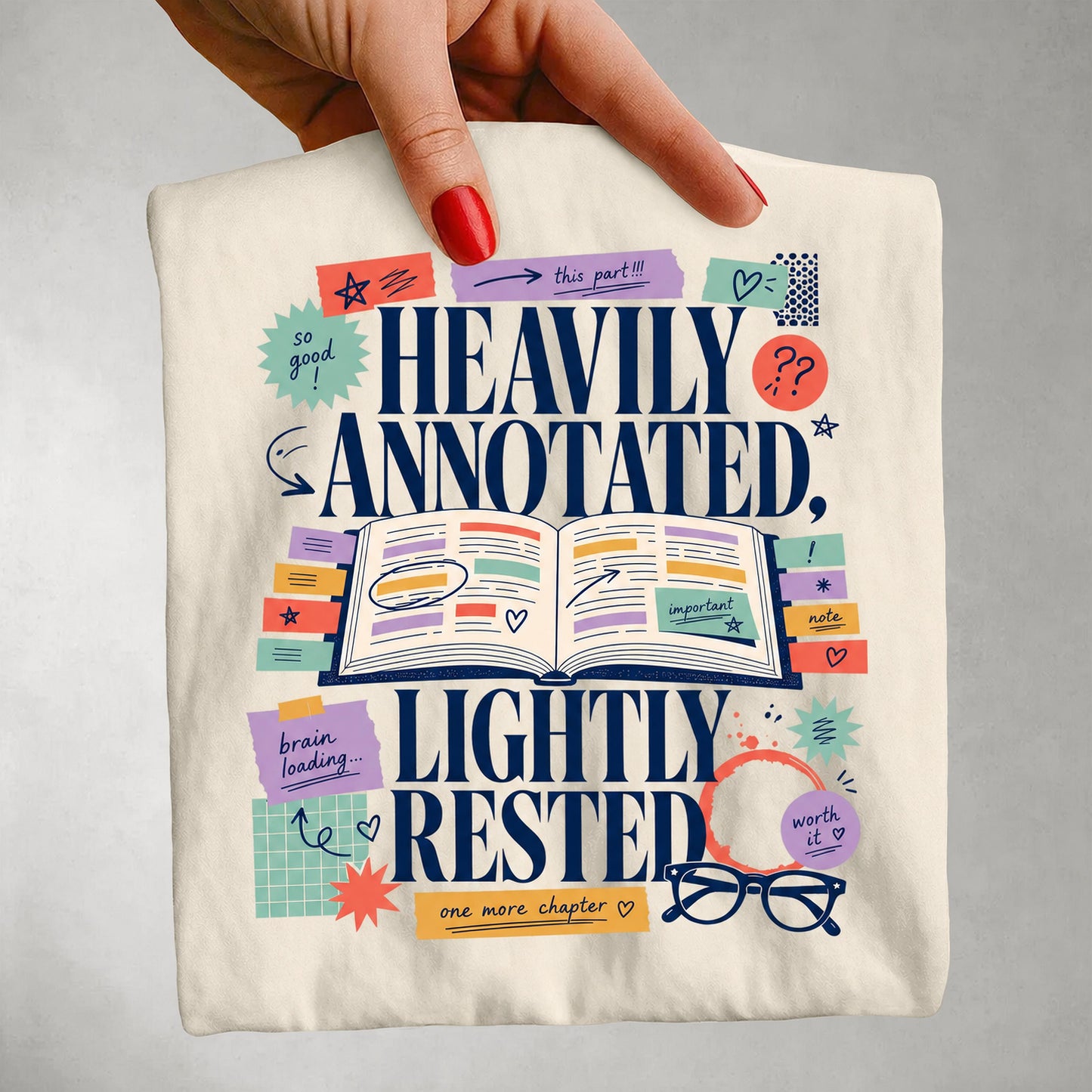 Heavily Annotated Lightly Rested - Graphic Tee