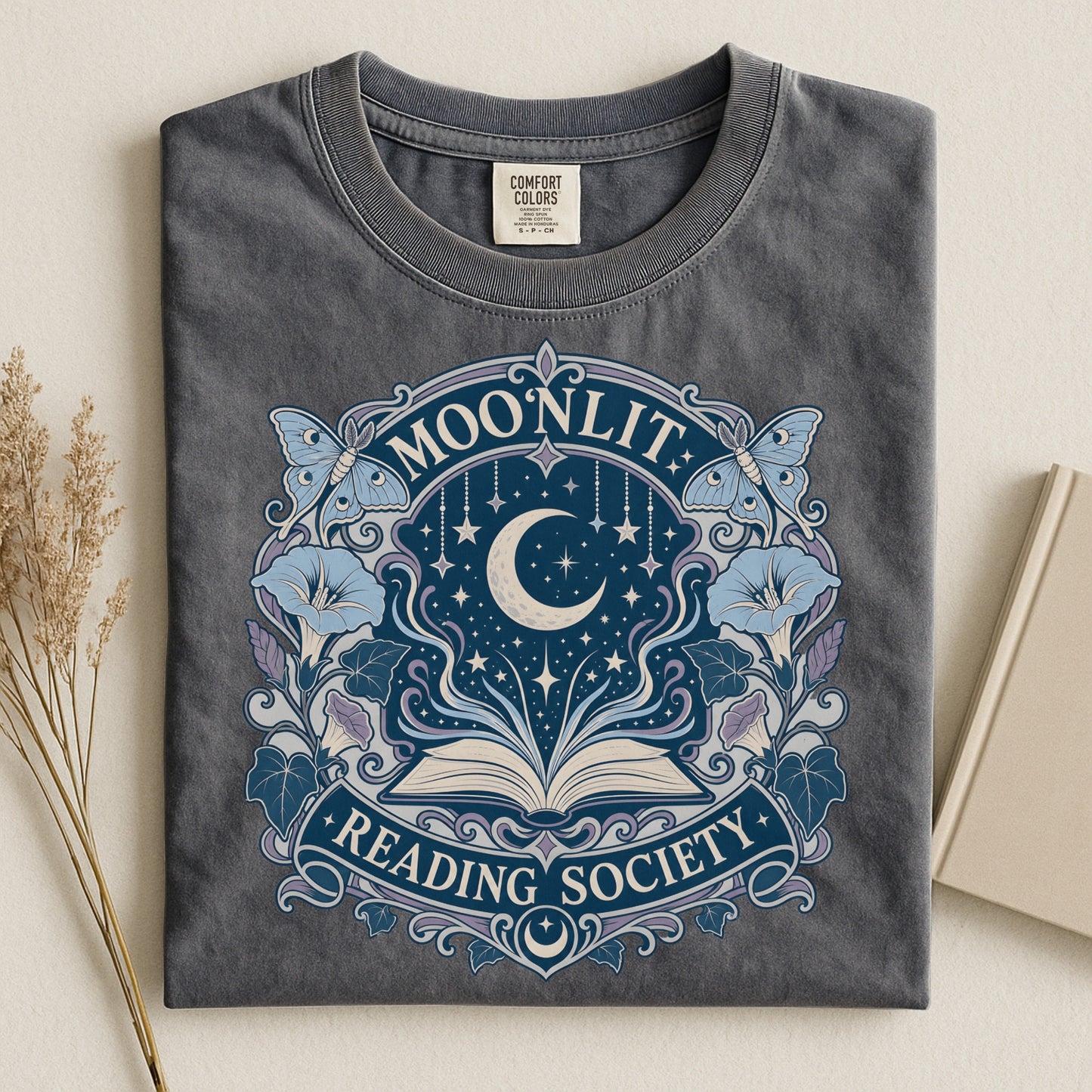Moonlit Reading Society T-Shirt