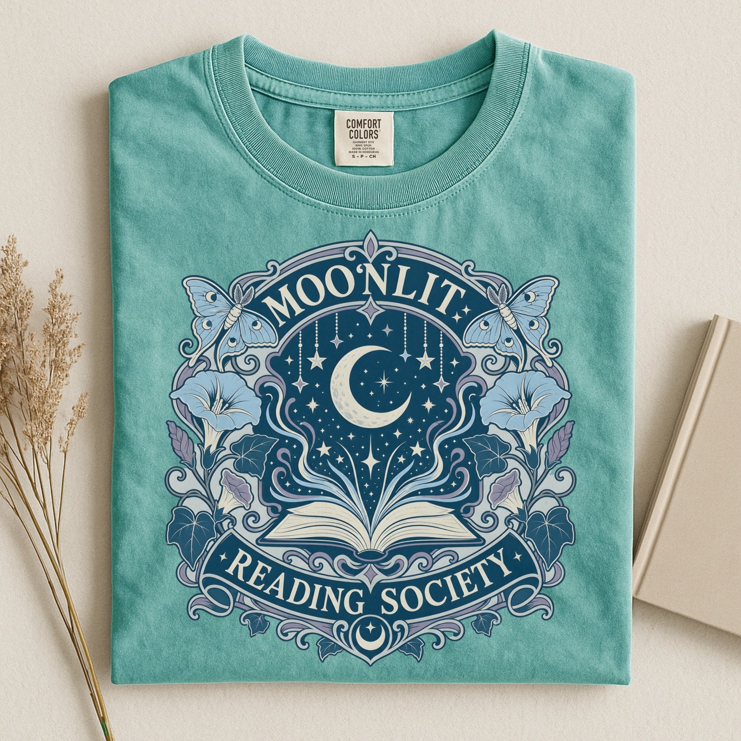 Moonlit Reading Society T-Shirt