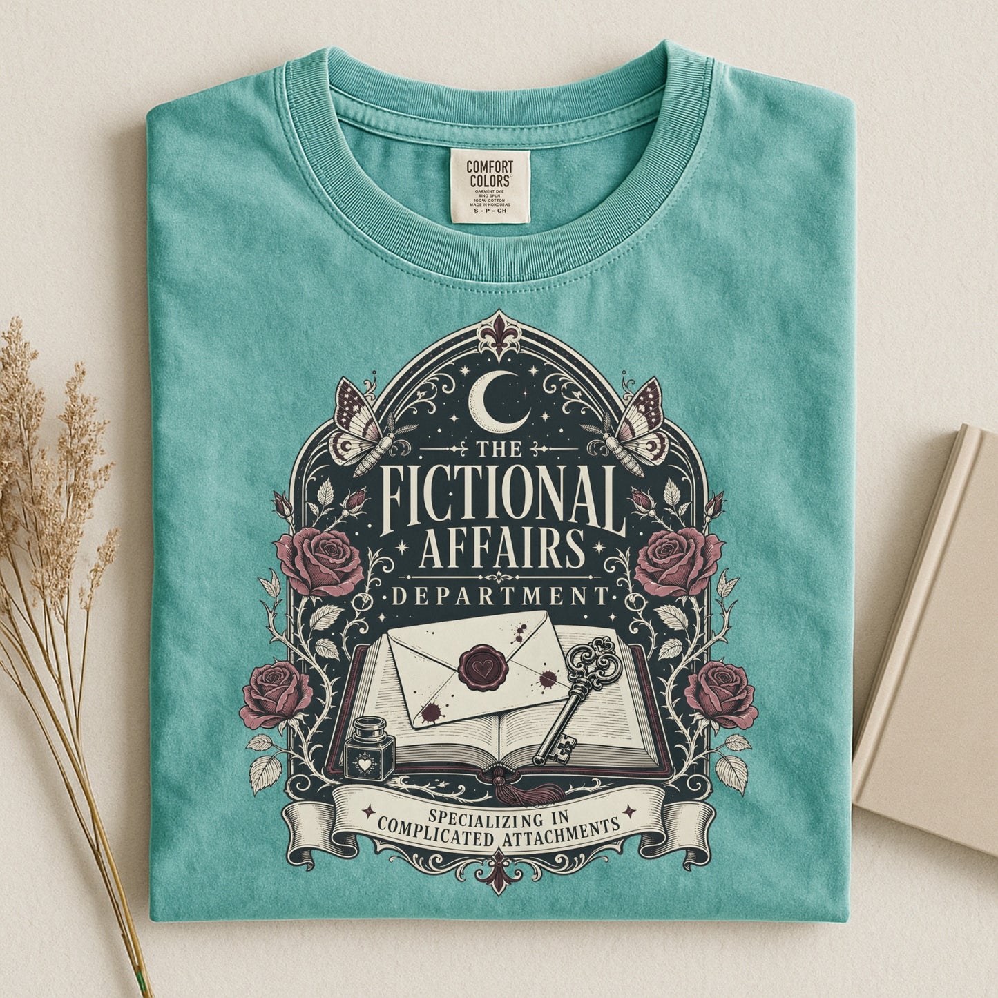 Fictional Affairs Department T-Shirt — Vintage Book Lover Graphic Tee