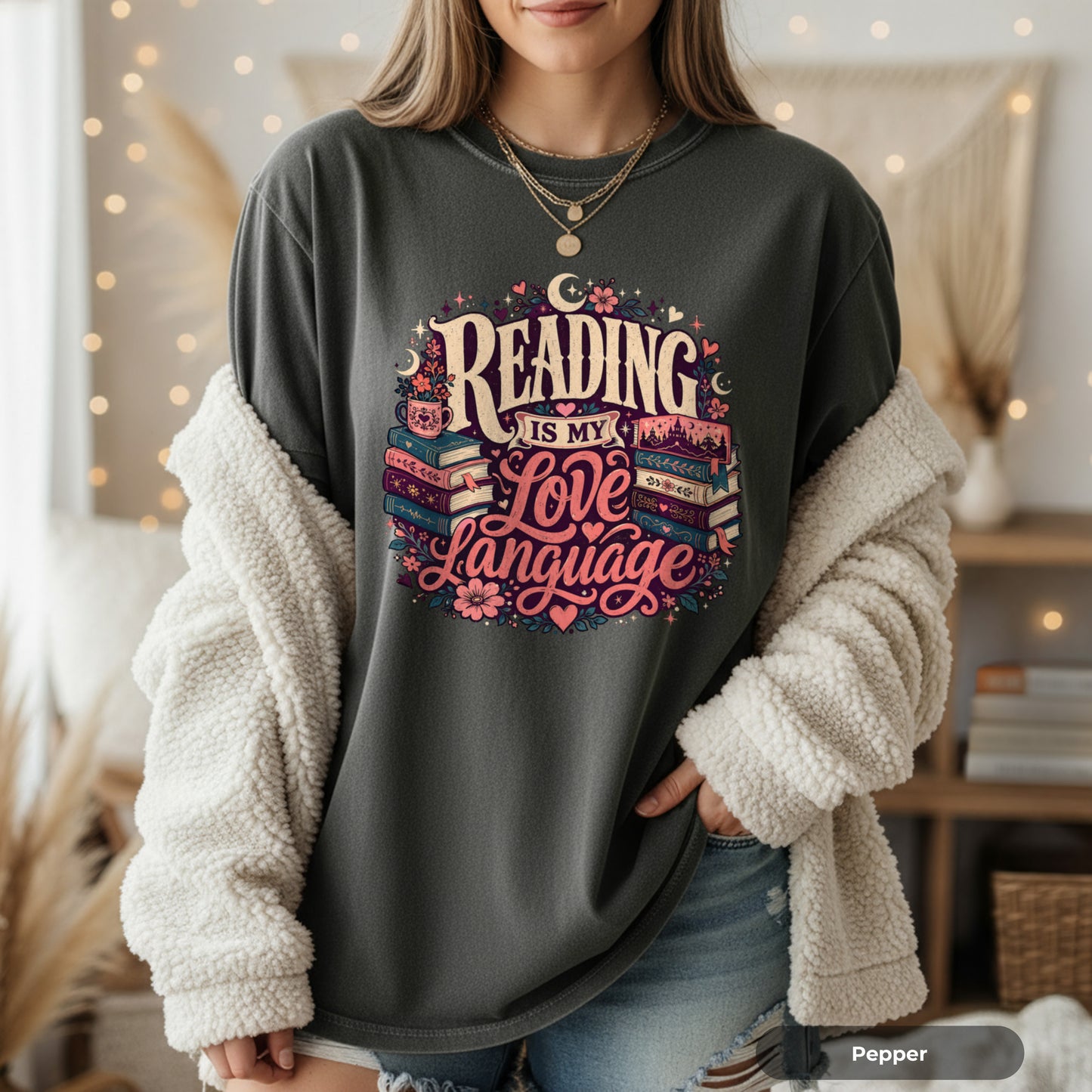 Reading Is My Love Language T-Shirt