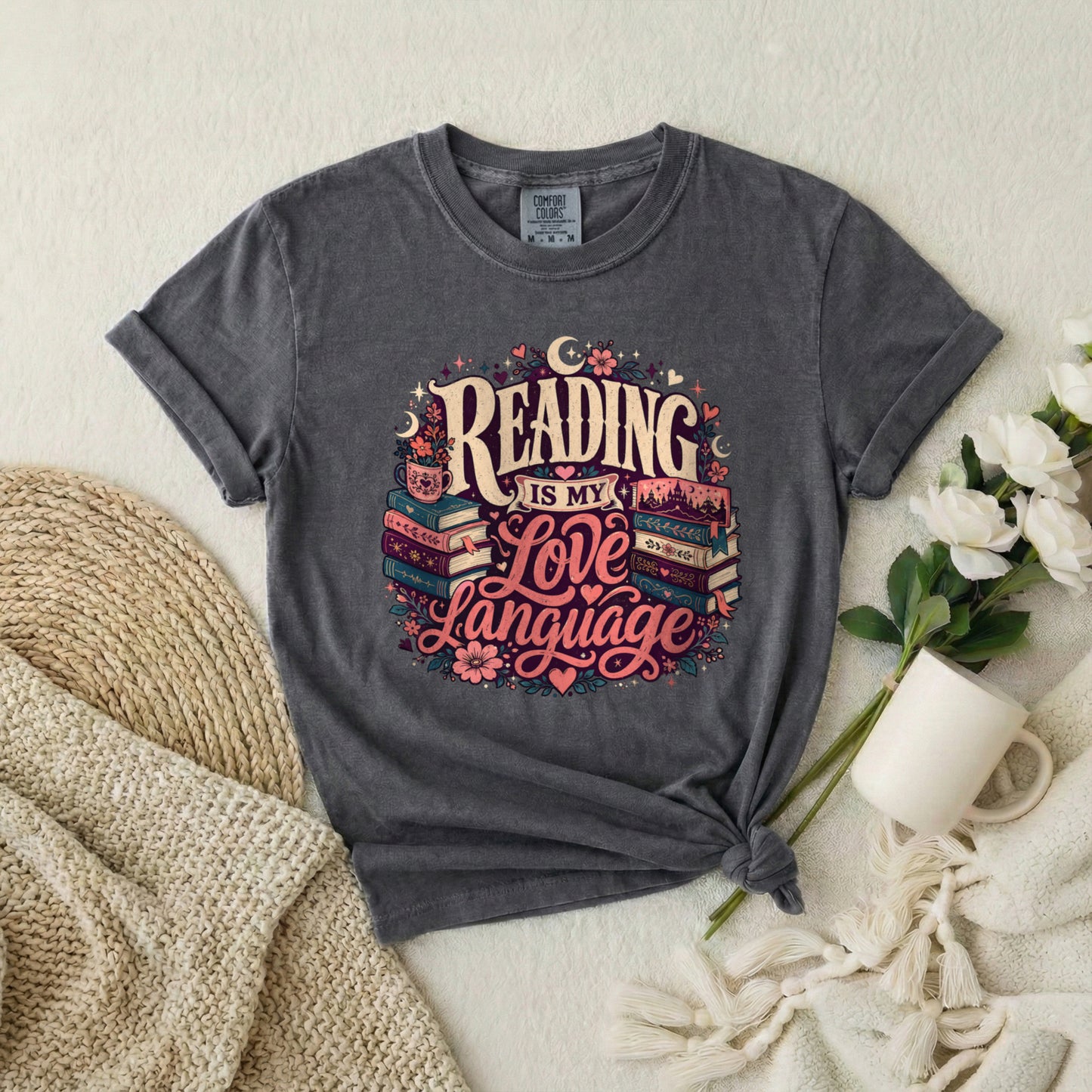 Reading Is My Love Language T-Shirt