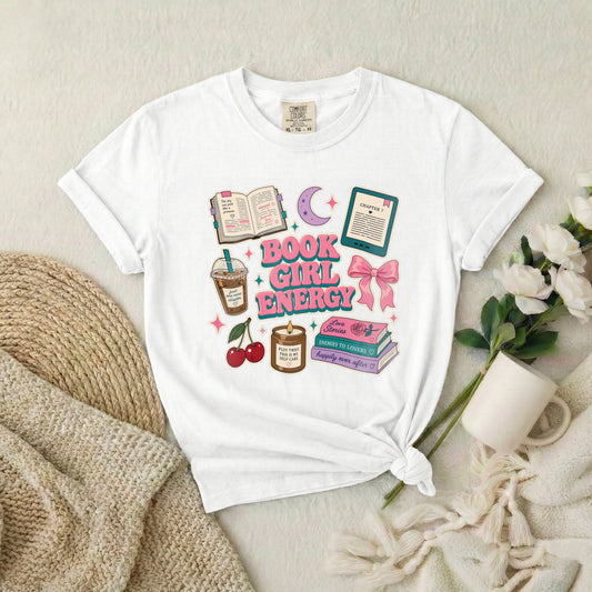 Book Girl Energy T-Shirt