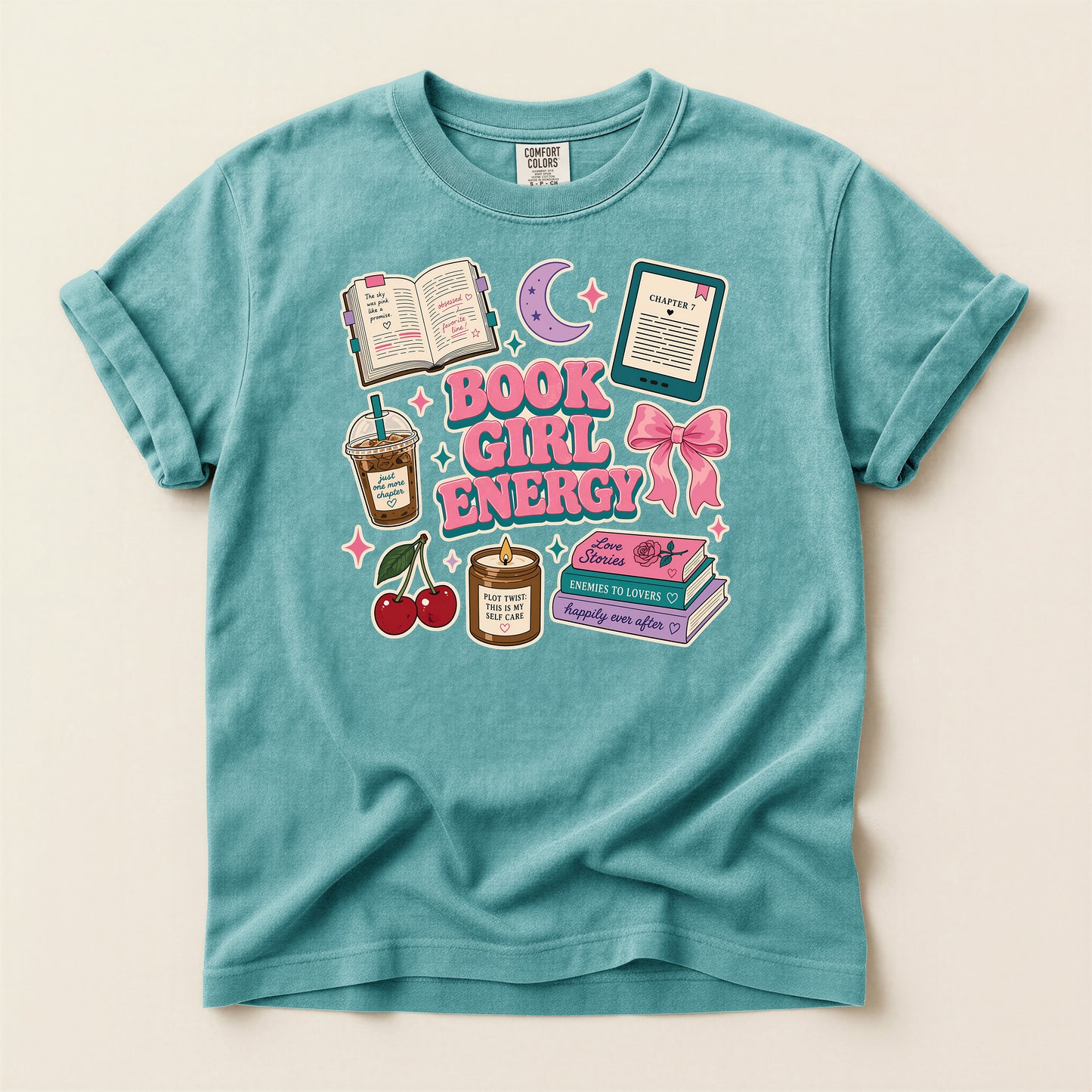 Book Girl Energy T-Shirt