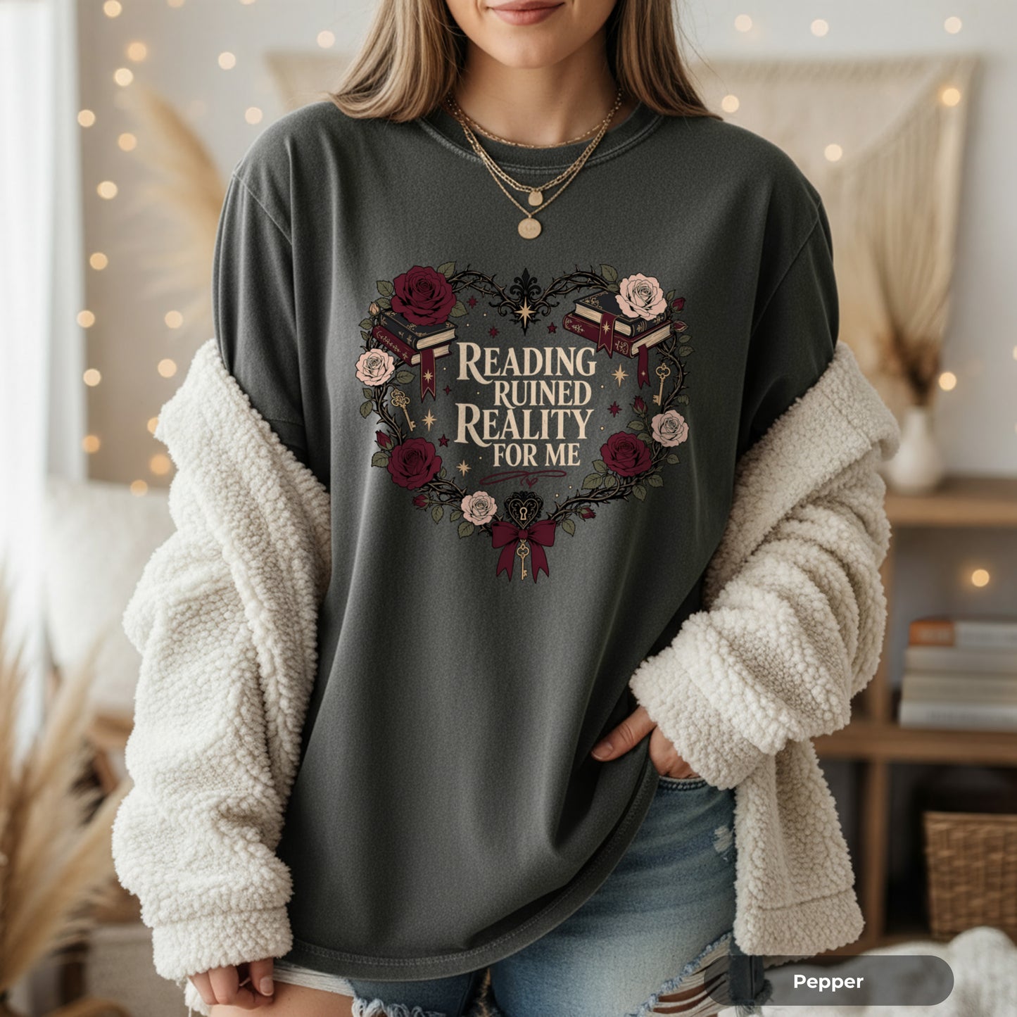Reading Ruined Reality For Me T-Shirt