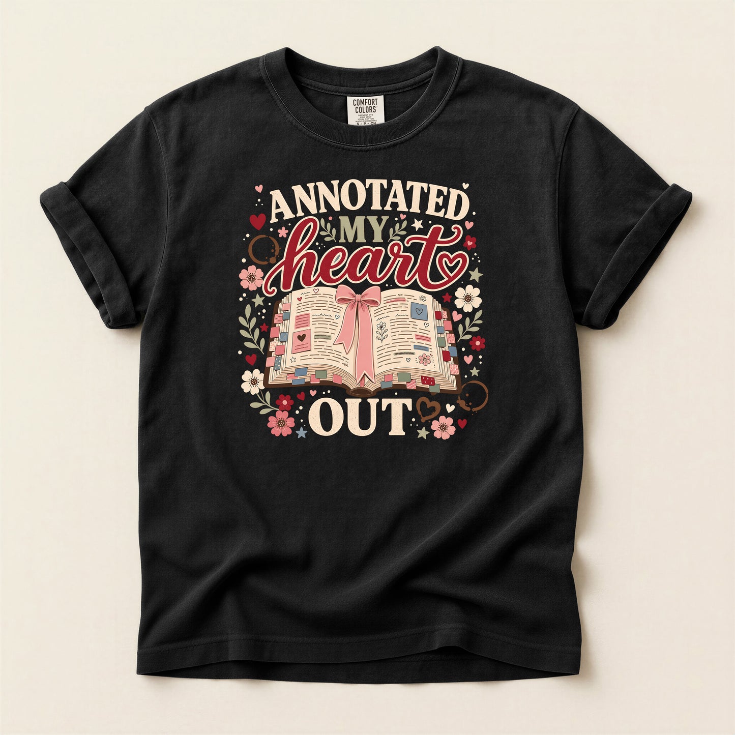 Annotated My Heart Out T-Shirt — Cute Book Lover Graphic Tee