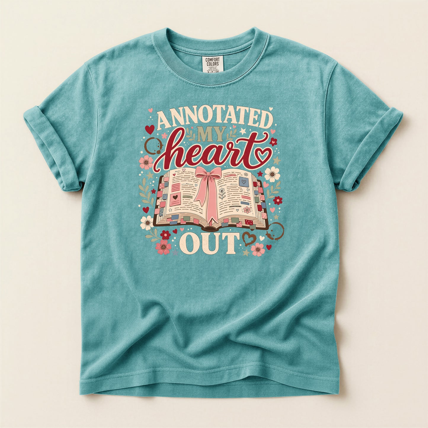 Annotated My Heart Out T-Shirt — Cute Book Lover Graphic Tee