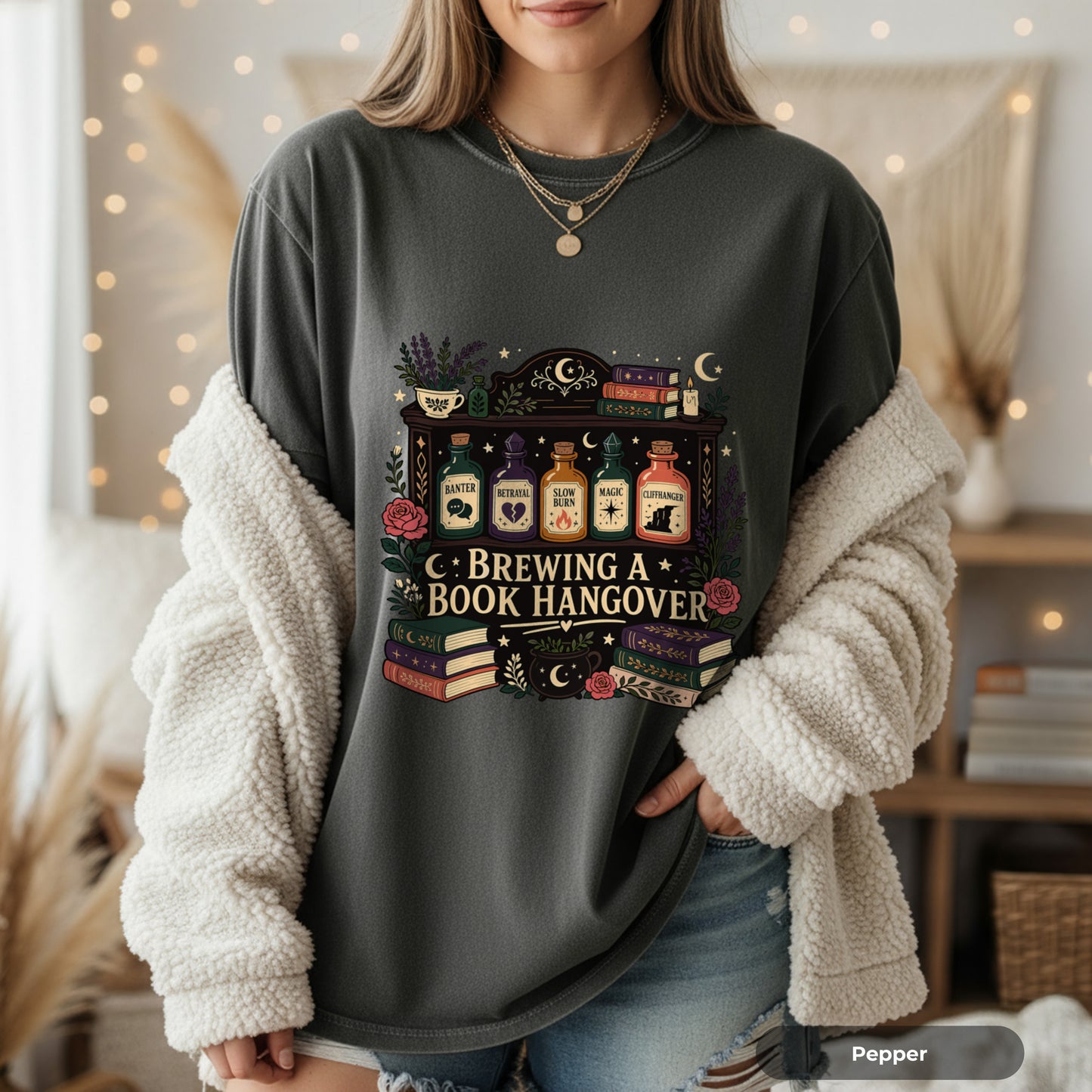 Brewing a Book Hangover T-Shirt