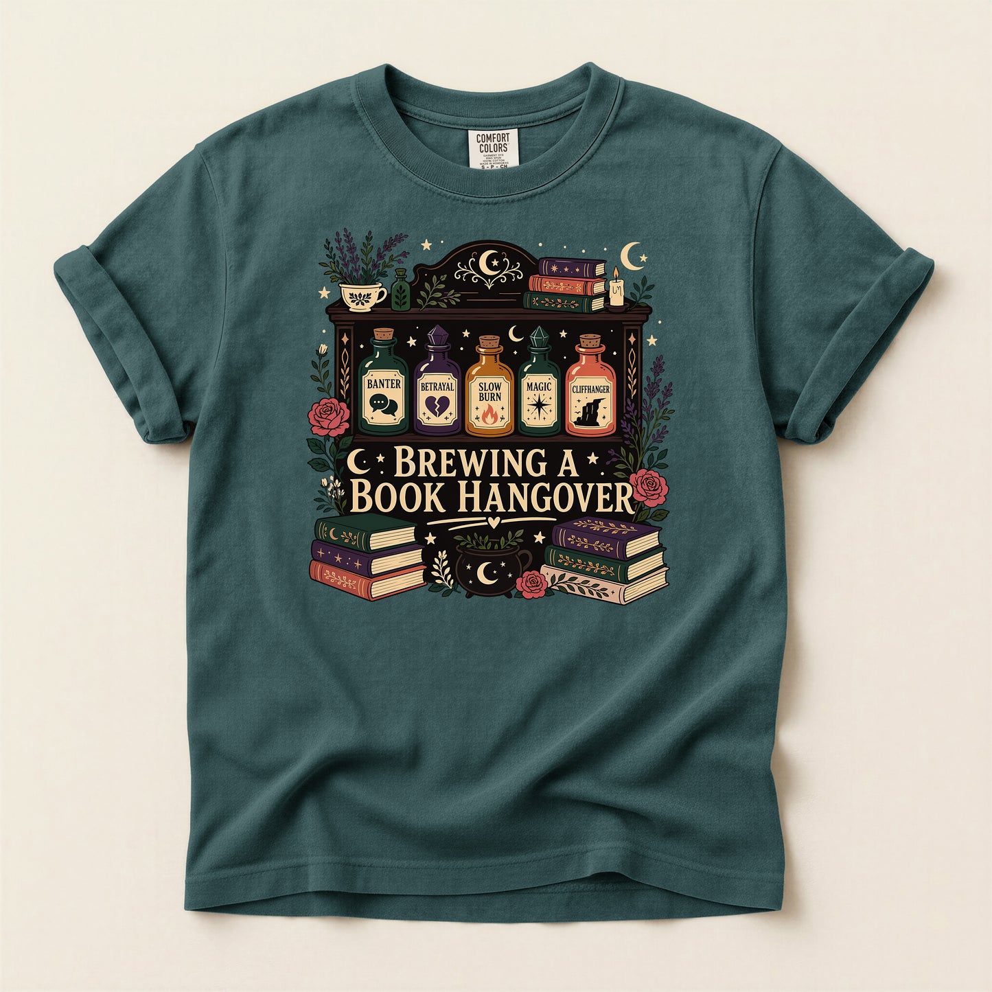 Brewing a Book Hangover T-Shirt