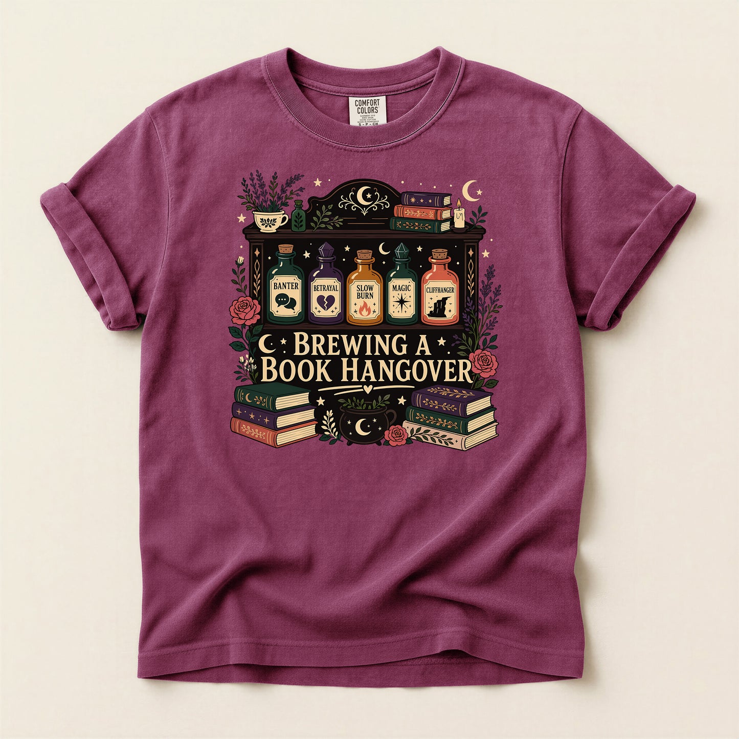 Brewing a Book Hangover T-Shirt