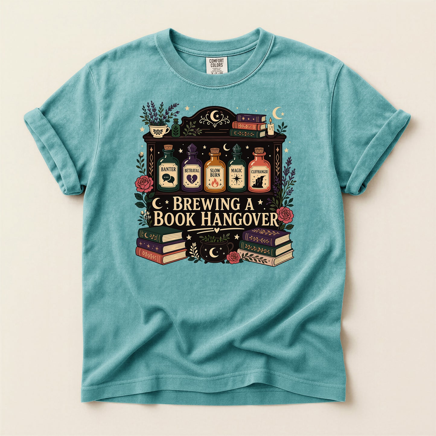 Brewing a Book Hangover T-Shirt