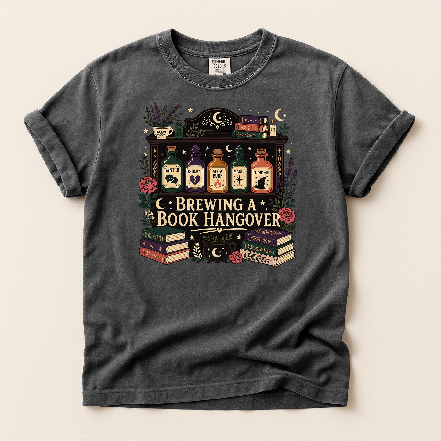 Brewing a Book Hangover T-Shirt