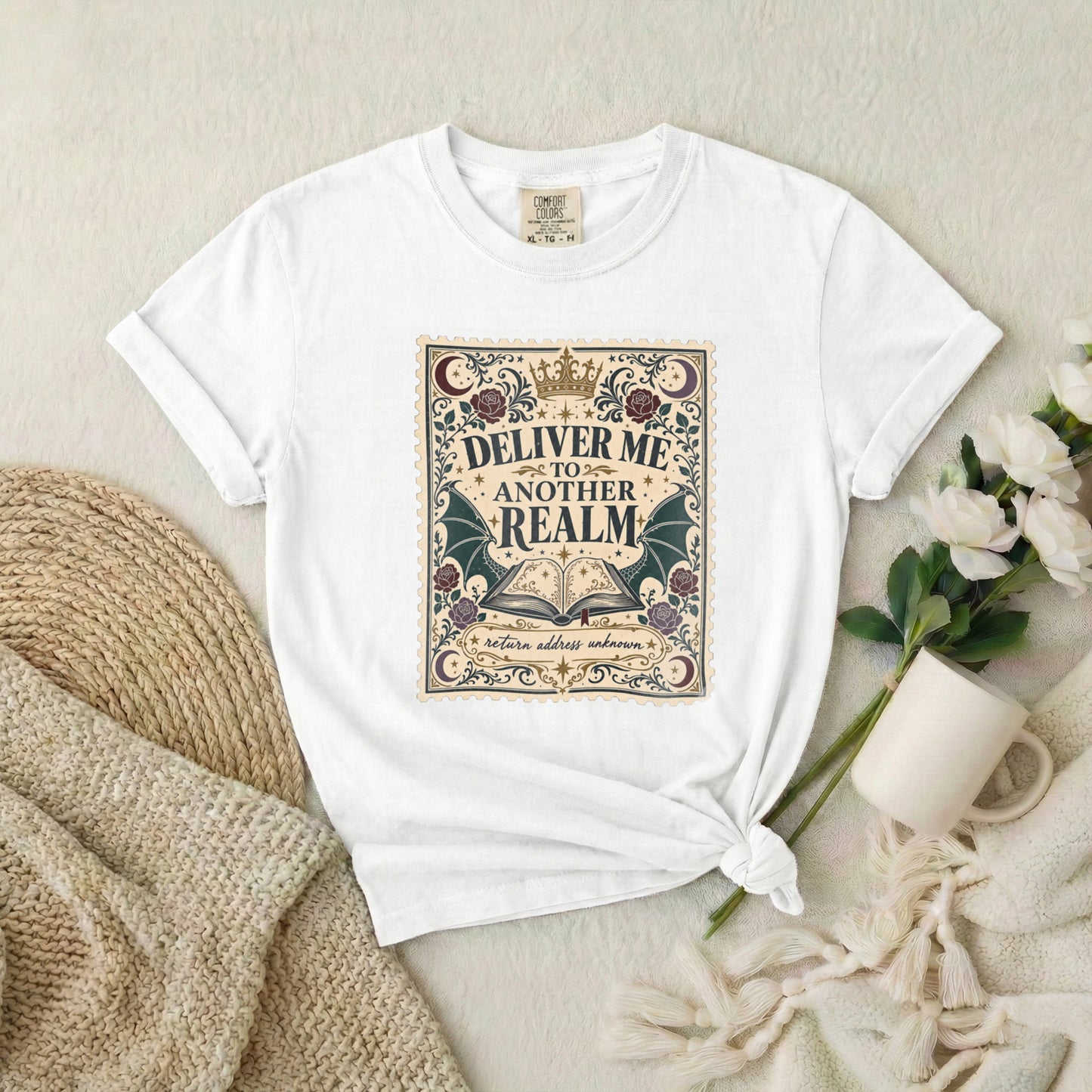 Deliver Me to Another Realm T-Shirt — Vintage Fantasy Graphic Tee