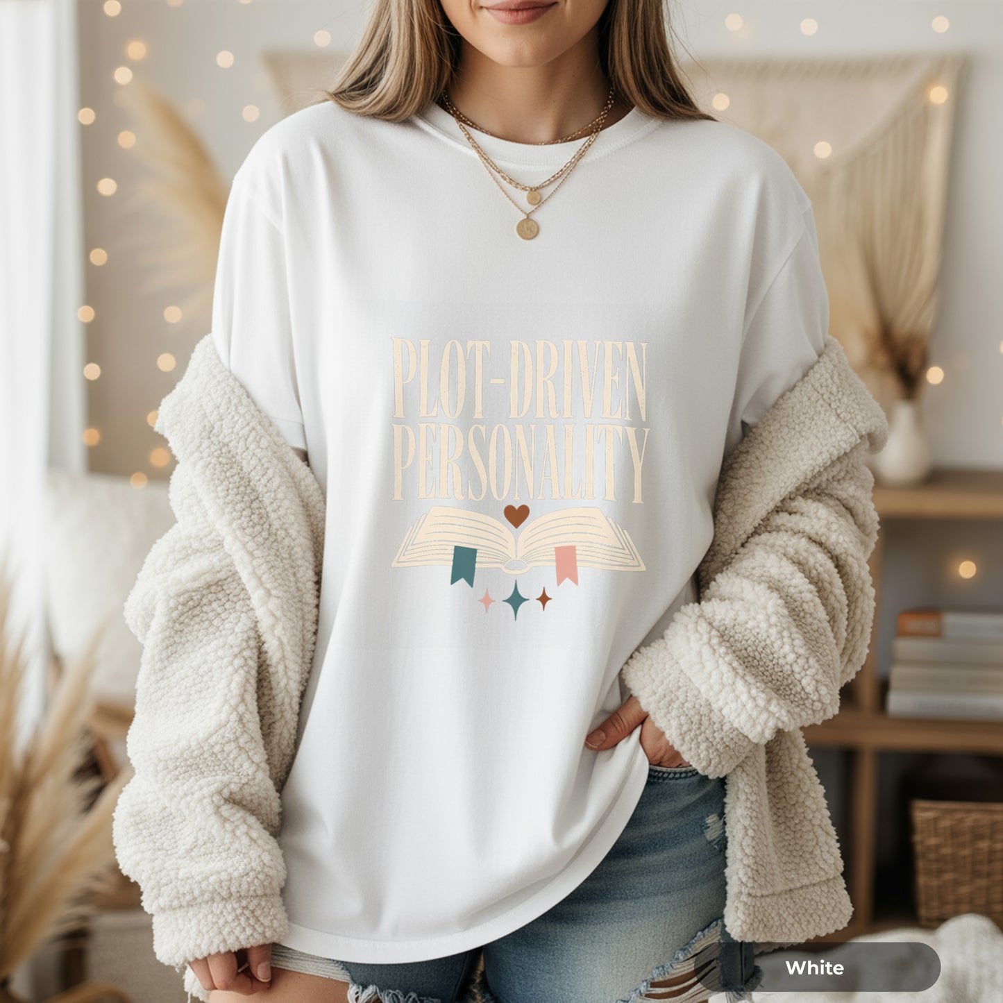Plot-Driven Personality Book Lover T-Shirt
