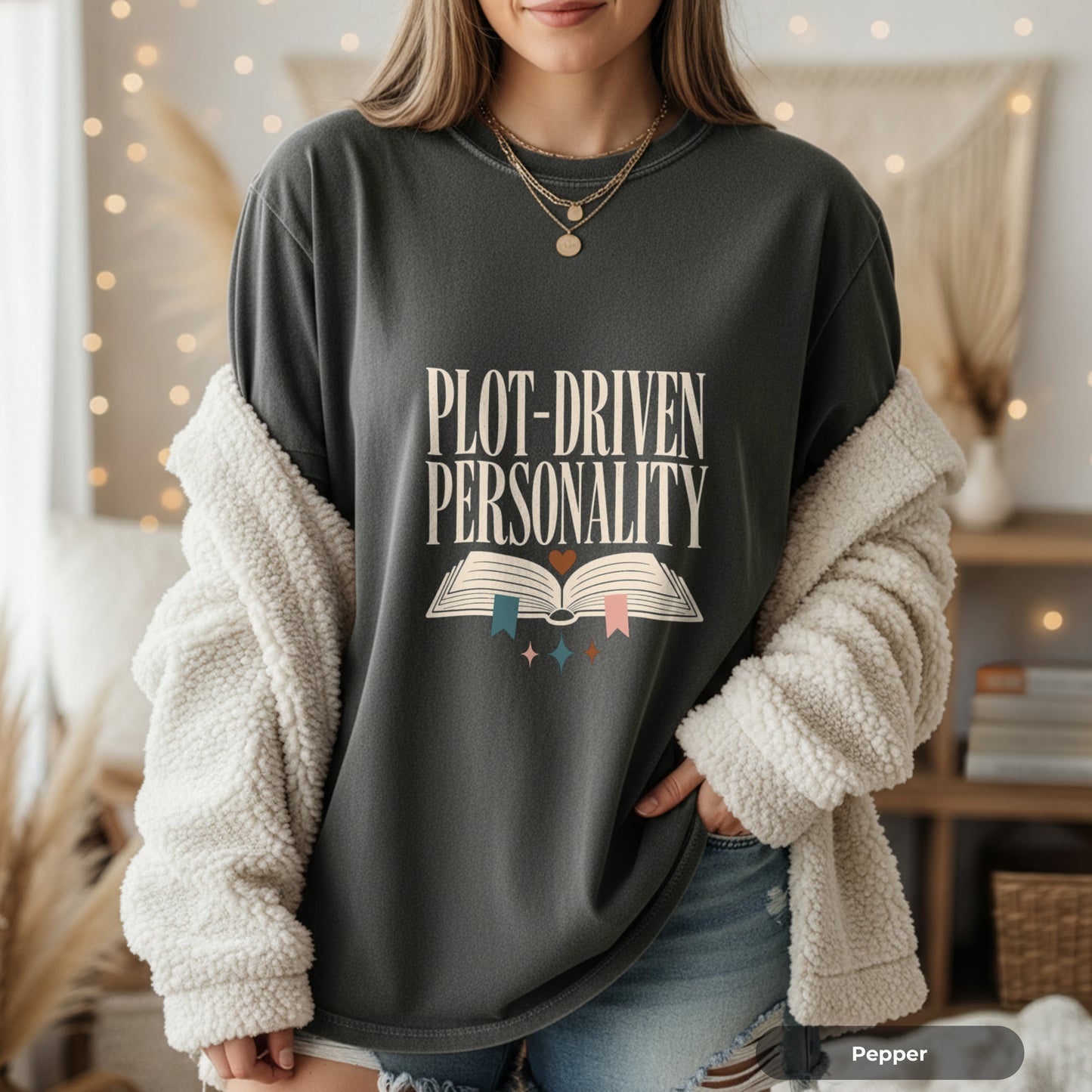 Plot-Driven Personality Book Lover T-Shirt