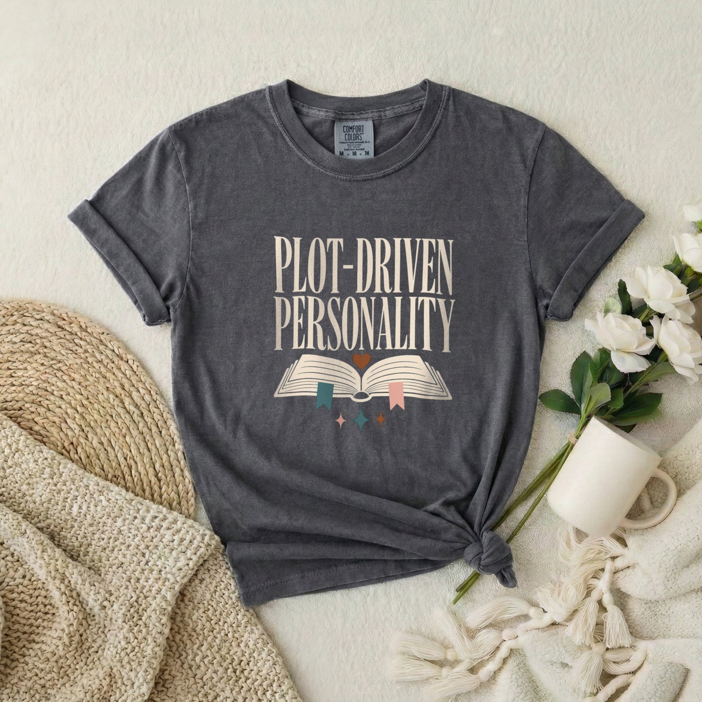 Plot-Driven Personality Book Lover T-Shirt