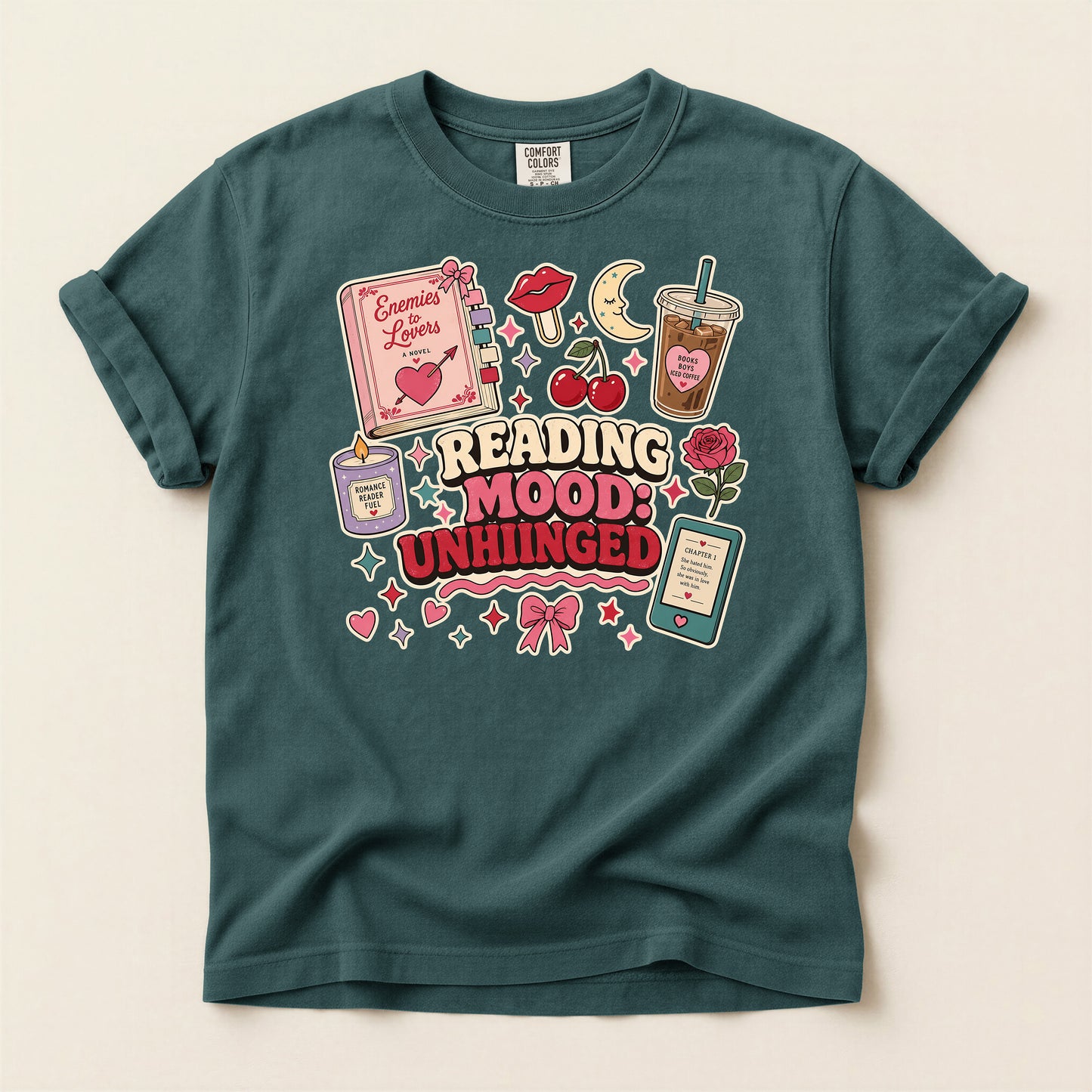 Reading Mood Unhinged T-Shirt — Cute Bookish Graphic Tee