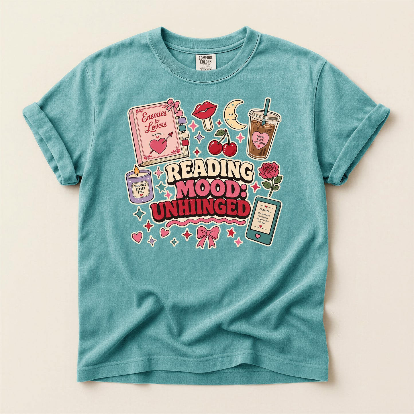 Reading Mood Unhinged T-Shirt — Cute Bookish Graphic Tee