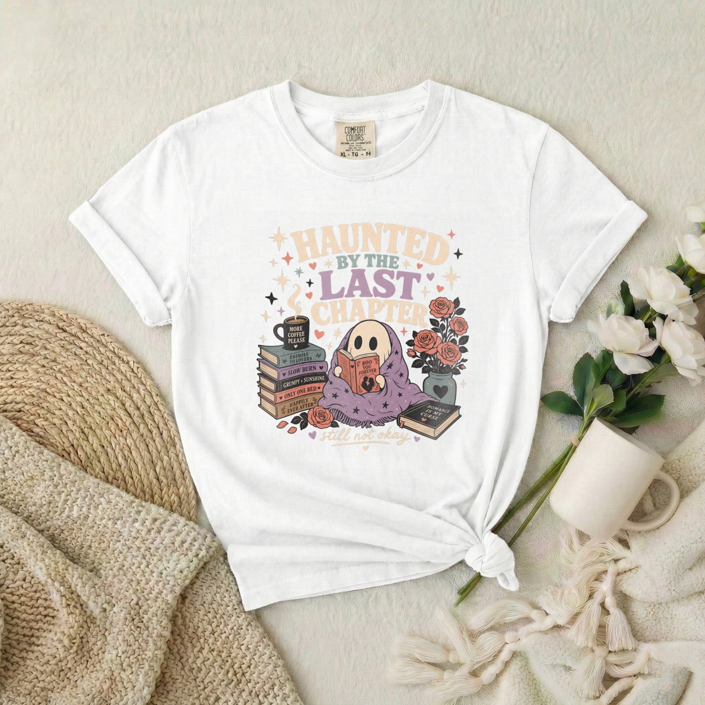 Haunted by the Last Chapter T‑Shirt