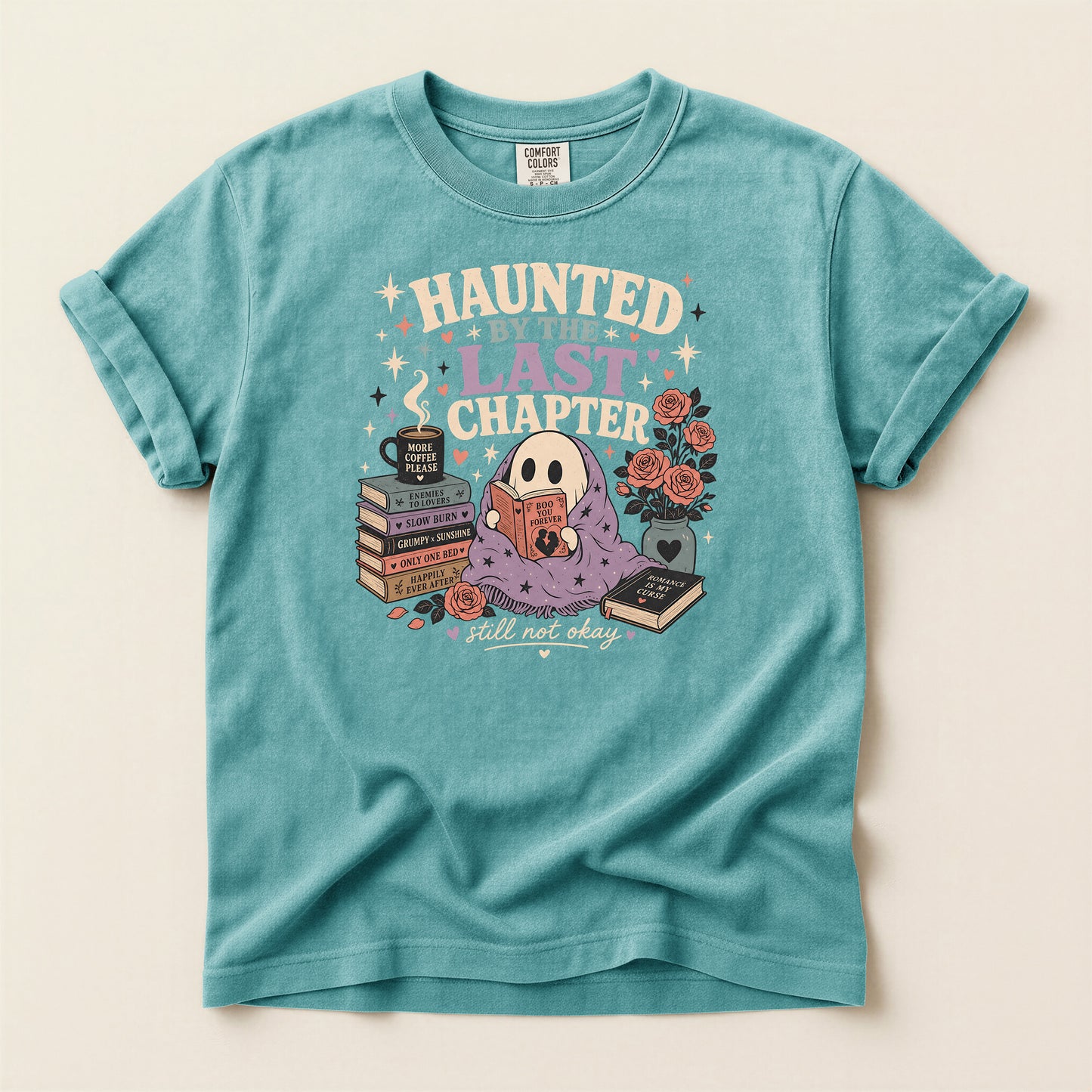Haunted by the Last Chapter T‑Shirt