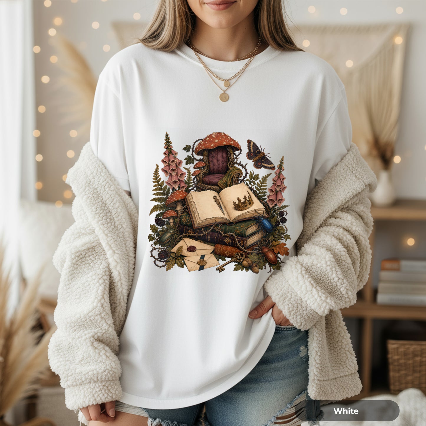 Mushroom Spellbook T-Shirt