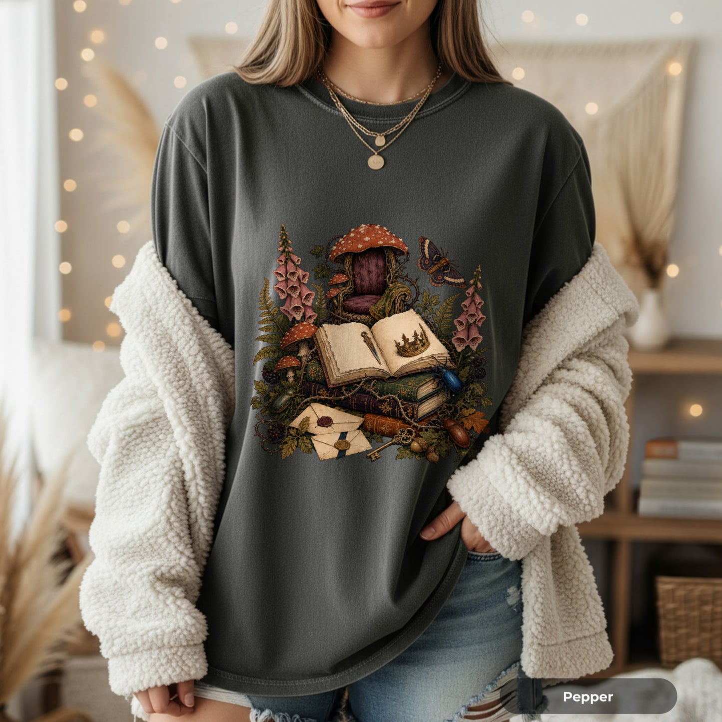 Mushroom Spellbook T-Shirt