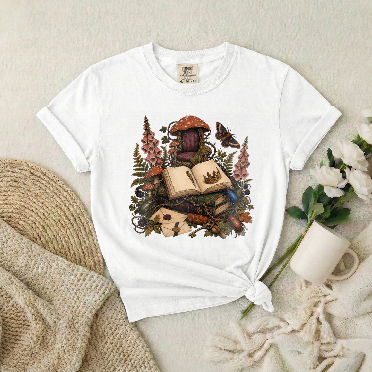 Mushroom Spellbook T-Shirt