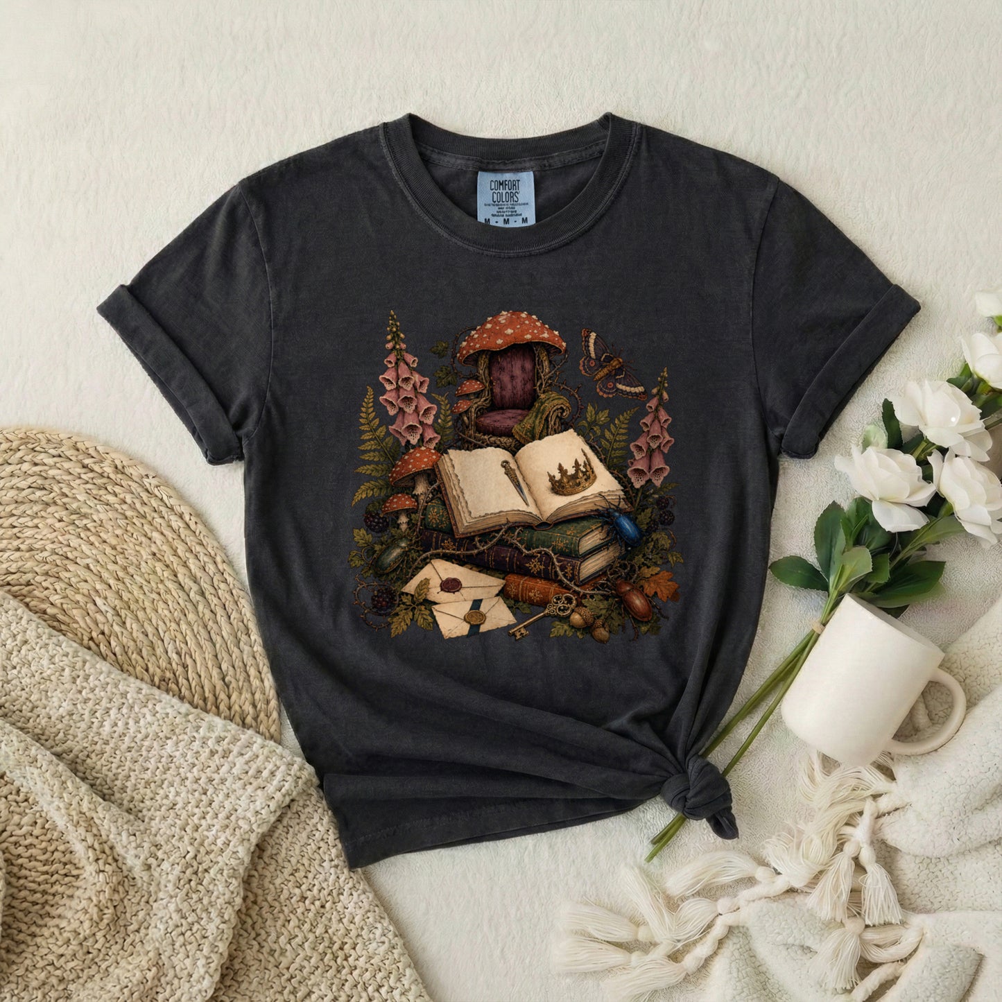 Mushroom Spellbook T-Shirt