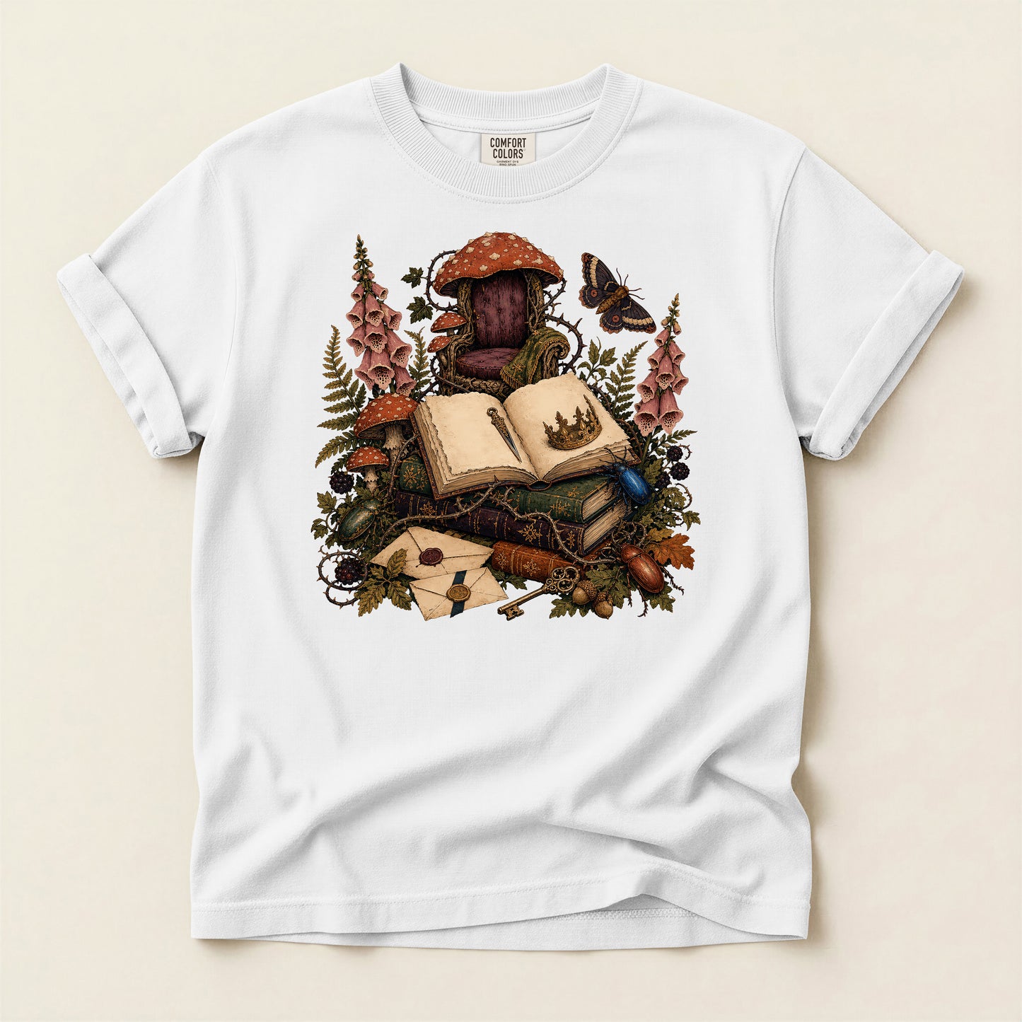 Mushroom Spellbook T-Shirt