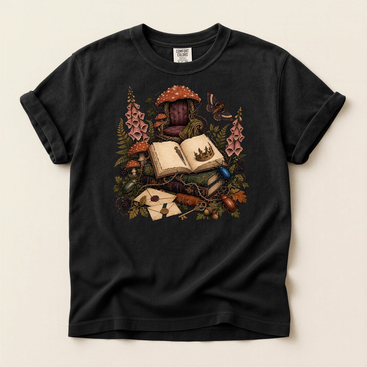Mushroom Spellbook T-Shirt