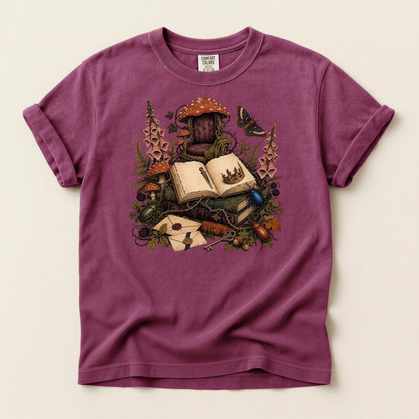 Mushroom Spellbook T-Shirt