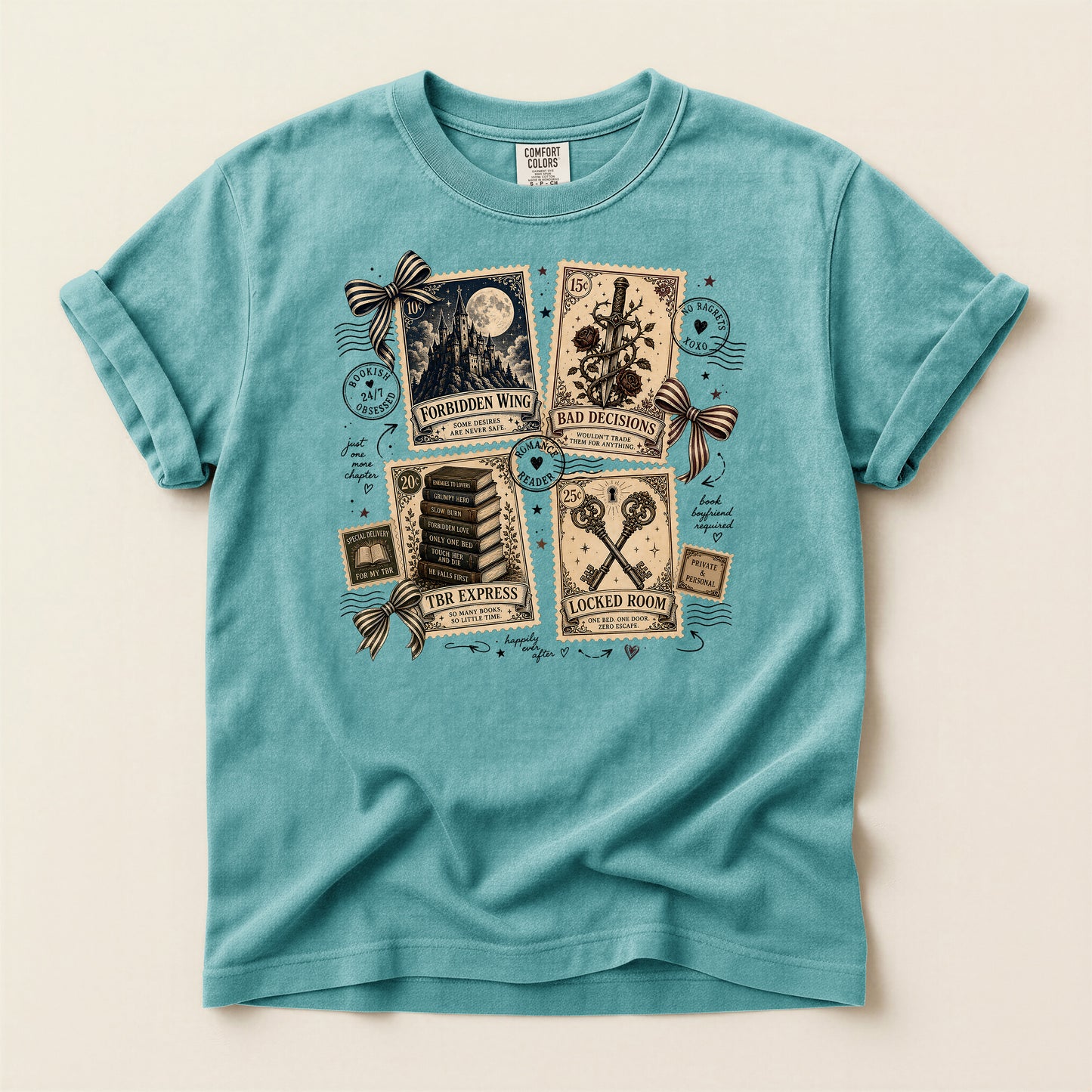 Tarot Card Graphic T-Shirt — Vintage Occult Design (The Empress, Moon, Lovers, Judgement)