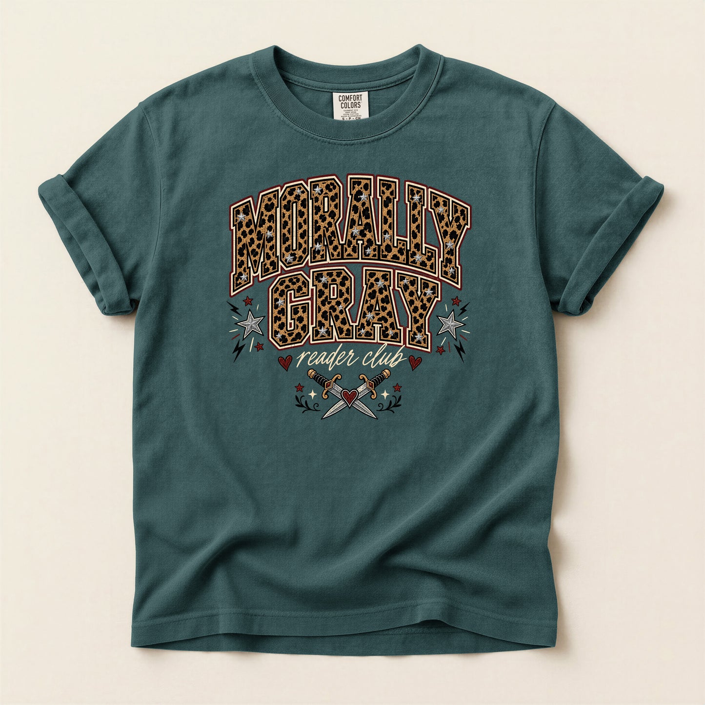 Molly Gray Leopard Western T-Shirt — Graphic Rodeo Style Tee
