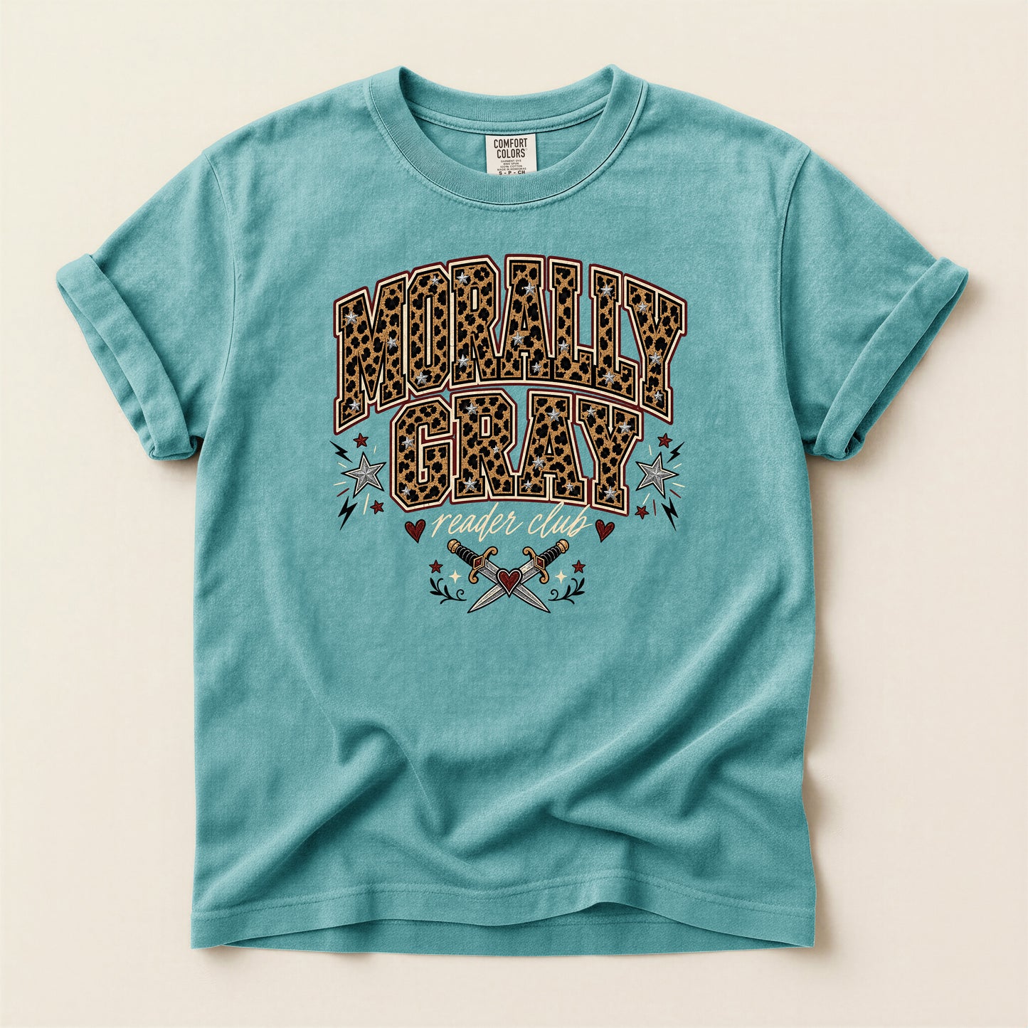 Molly Gray Leopard Western T-Shirt — Graphic Rodeo Style Tee