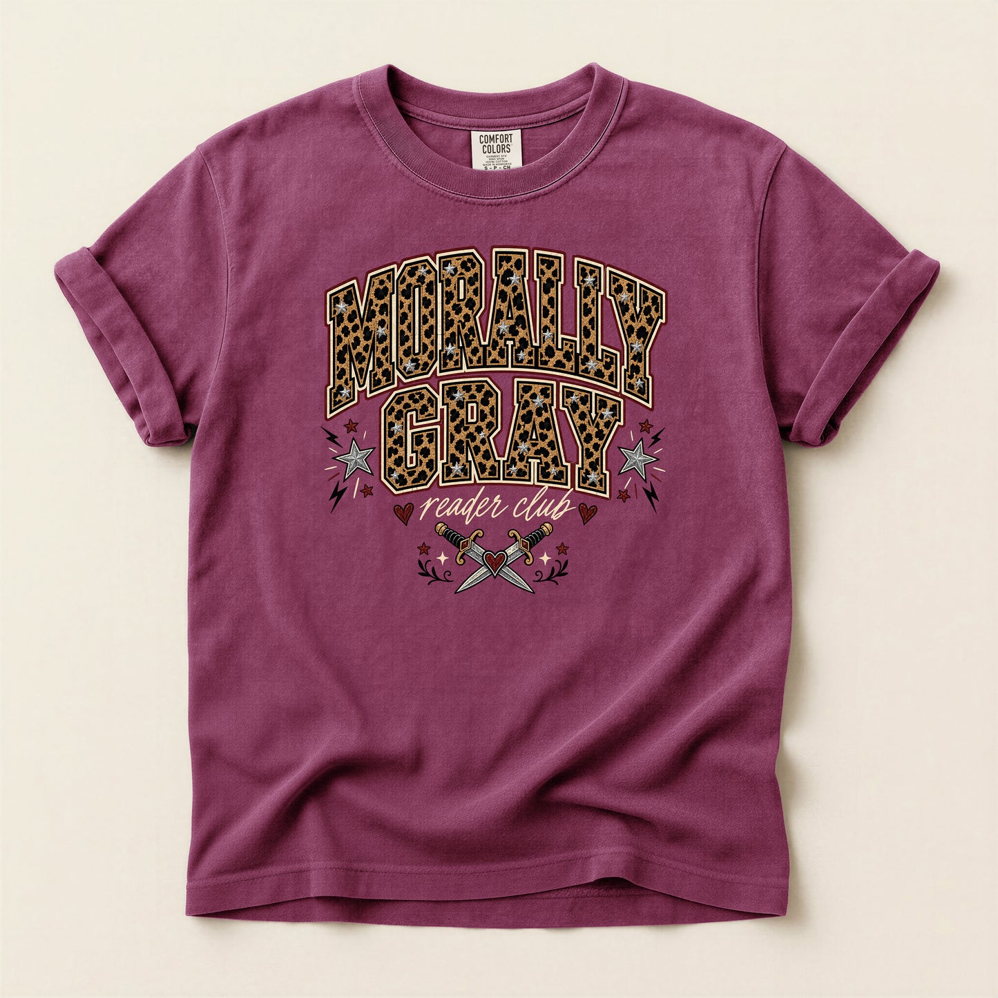 Molly Gray Leopard Western T-Shirt — Graphic Rodeo Style Tee