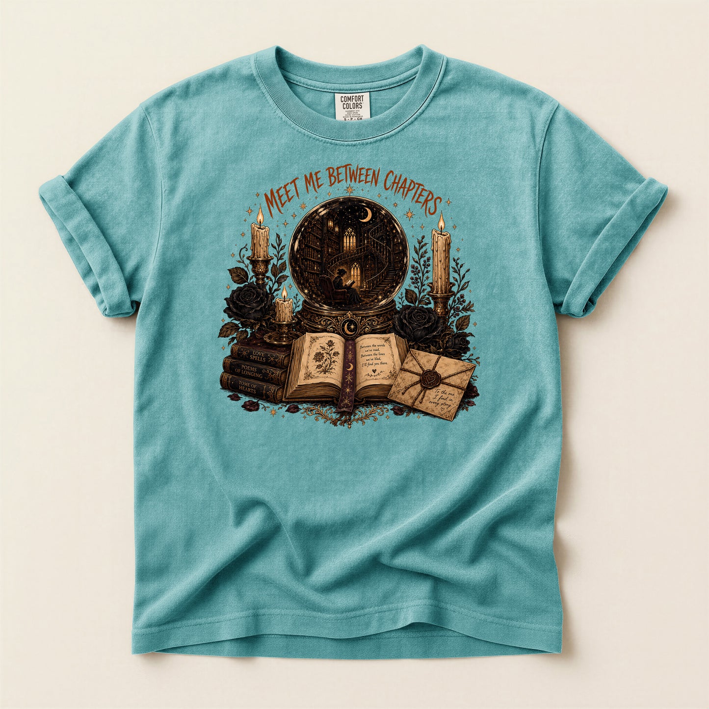 Bookish T‑Shirt — “Meet Me Between Chapters” Reading Tee