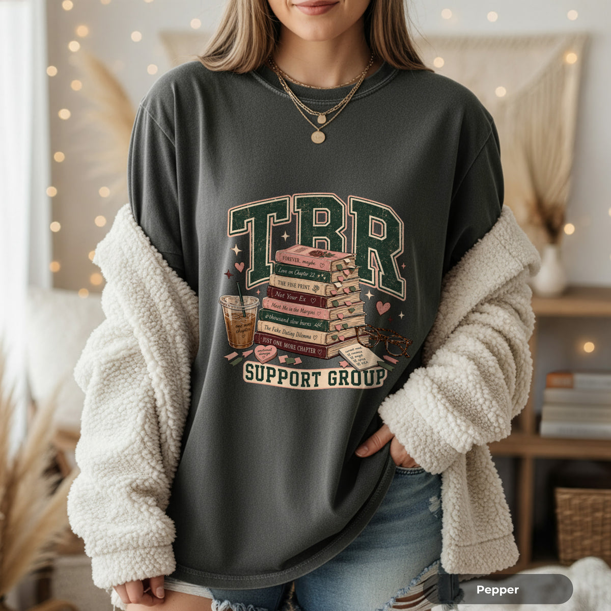 TBR Support Group T-Shirt — Book Lover Graphic Tee