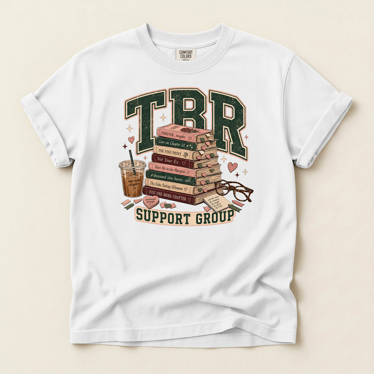 TBR Support Group T-Shirt — Book Lover Graphic Tee